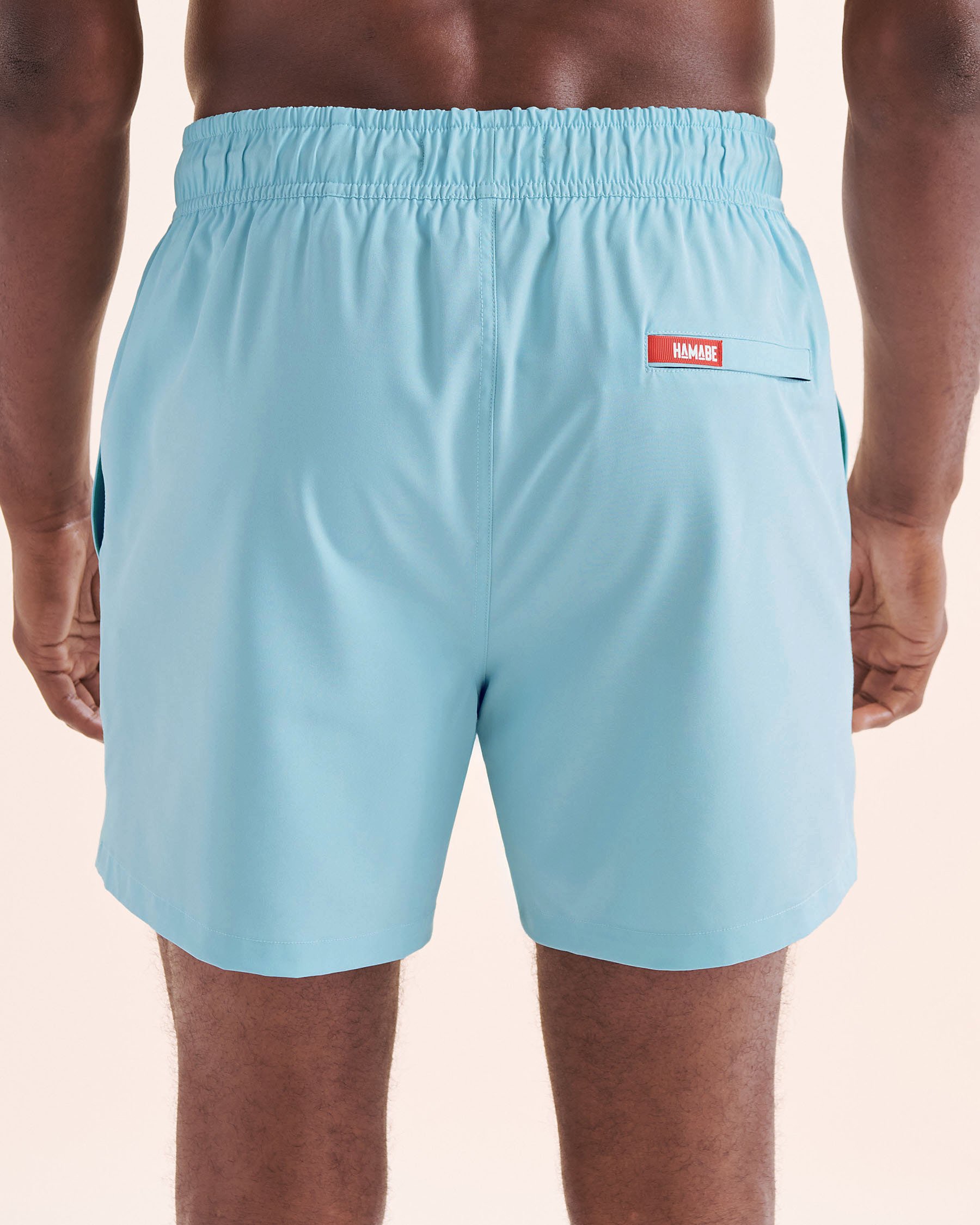 HAMABE Maillot volley avec doublure de compression Bleu aquatique 03100069 - View2