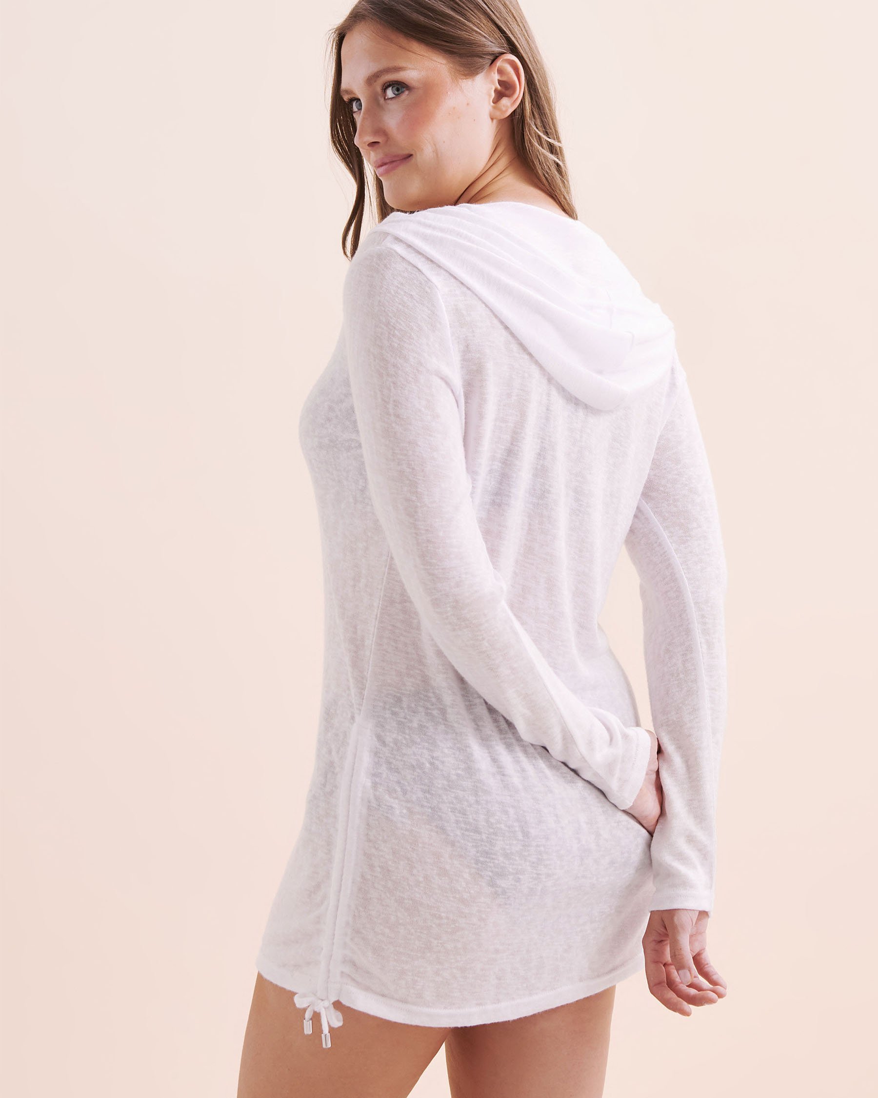 EAU DE SEA Hooded Tunic White 02400057 - View6