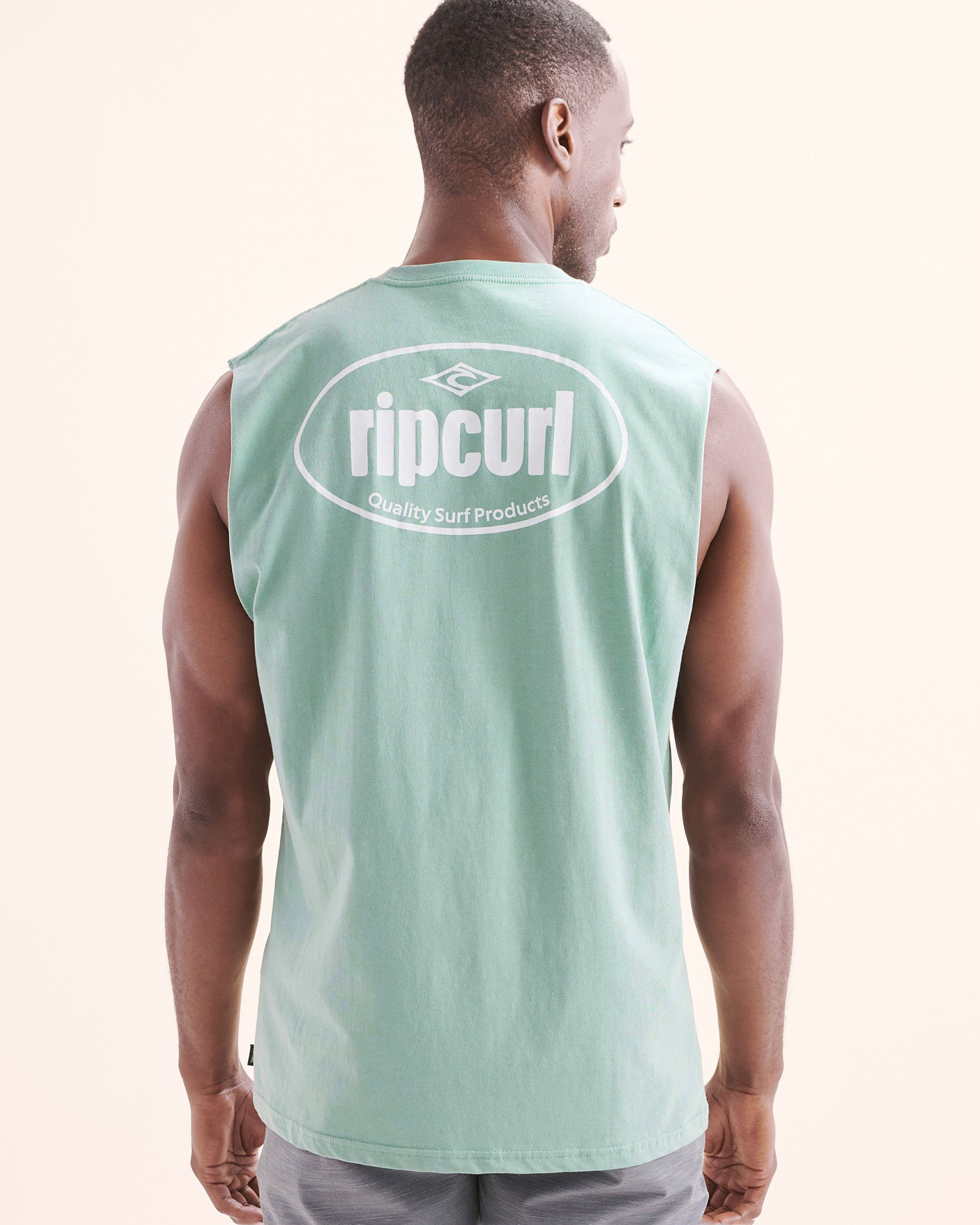 RIP CURL Everyday Muscle Tank Top Blue 0V1MTE - View2