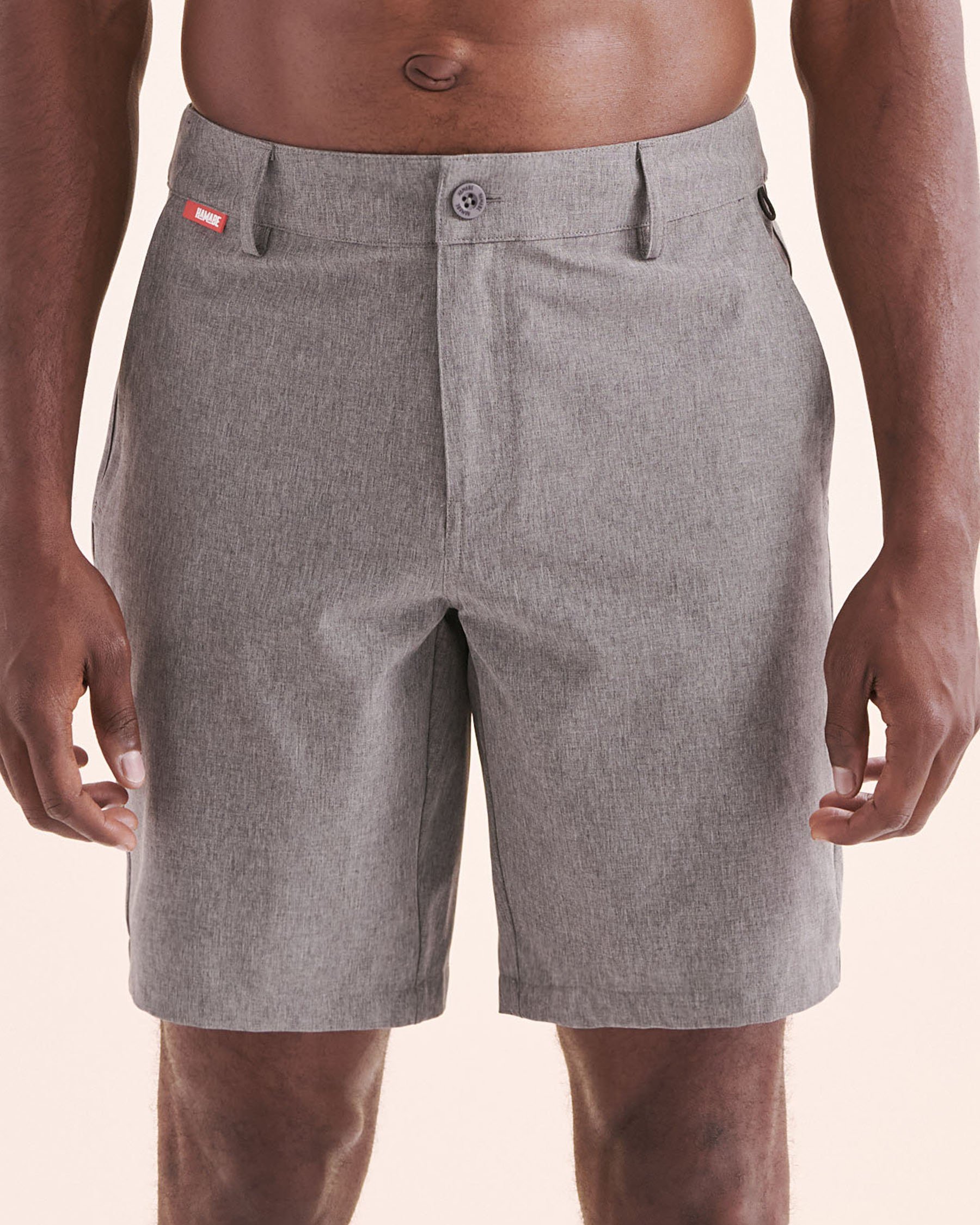 HAMABE Hybrid Short Grey Heather 03100064 - View1