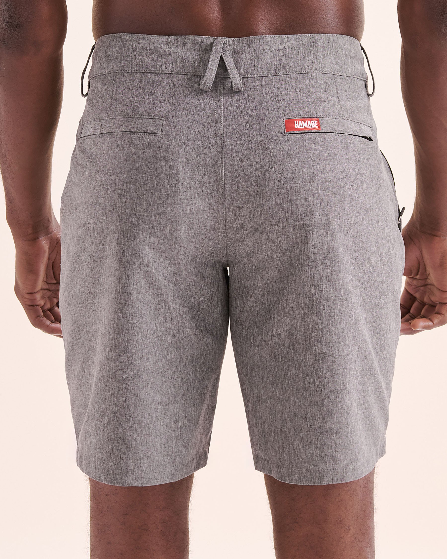 HAMABE Hybrid Short Grey Heather 03100064 - View2