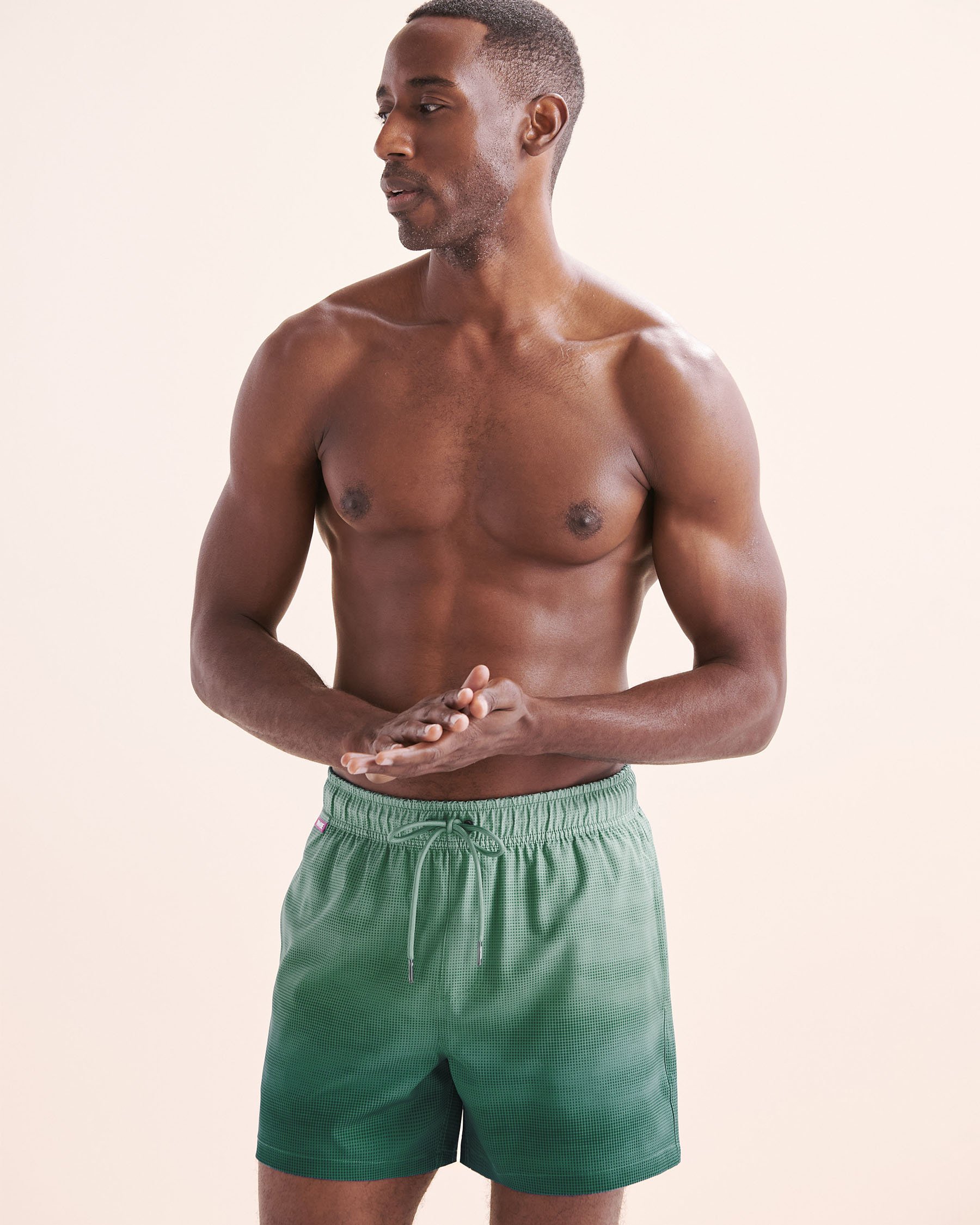 HAMABE Maillot volley avec doublure confort Vert 03100068 - Voir4