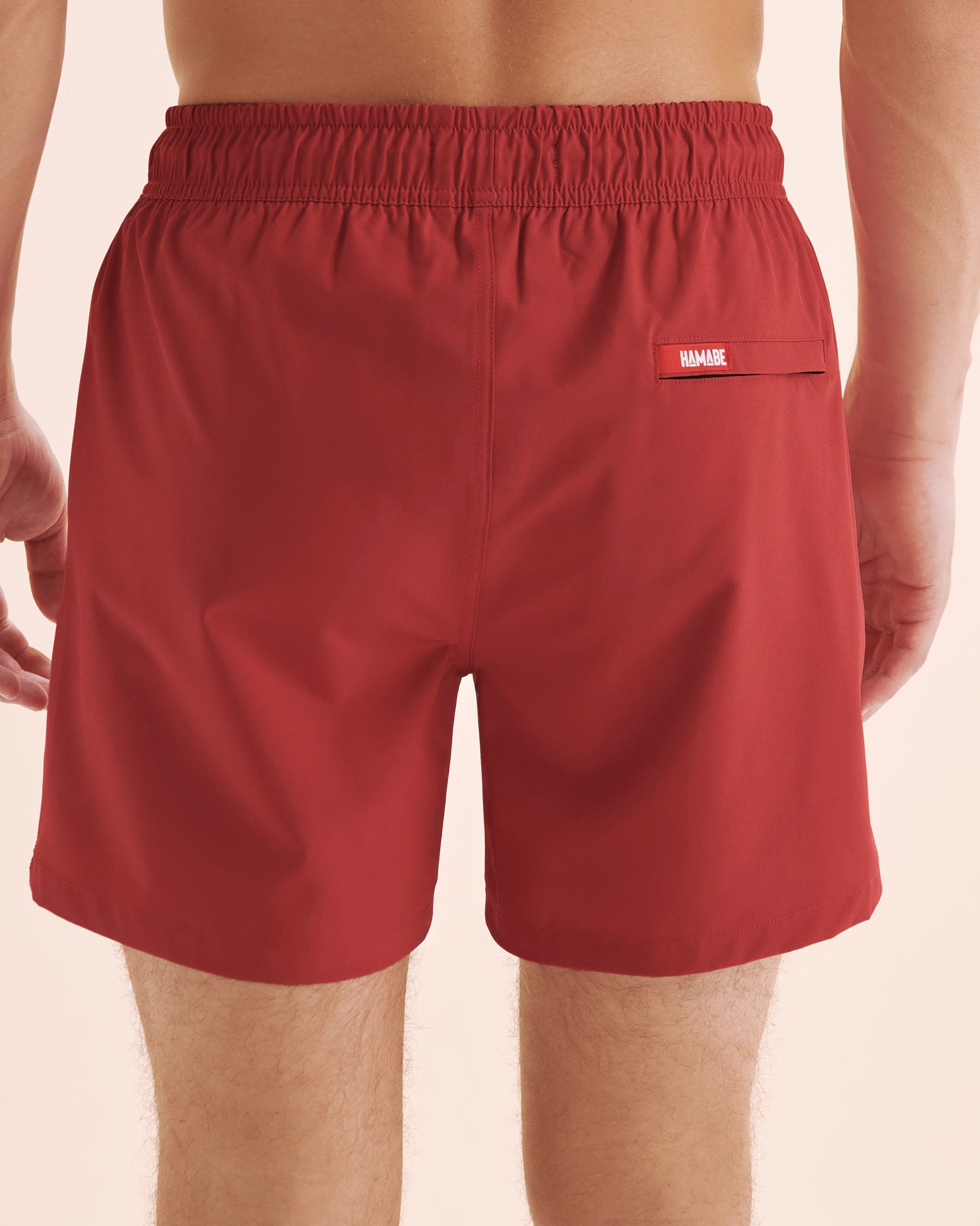 HAMABE Maillot volley avec doublure de compression Rouge cardinal 03100069 - View2