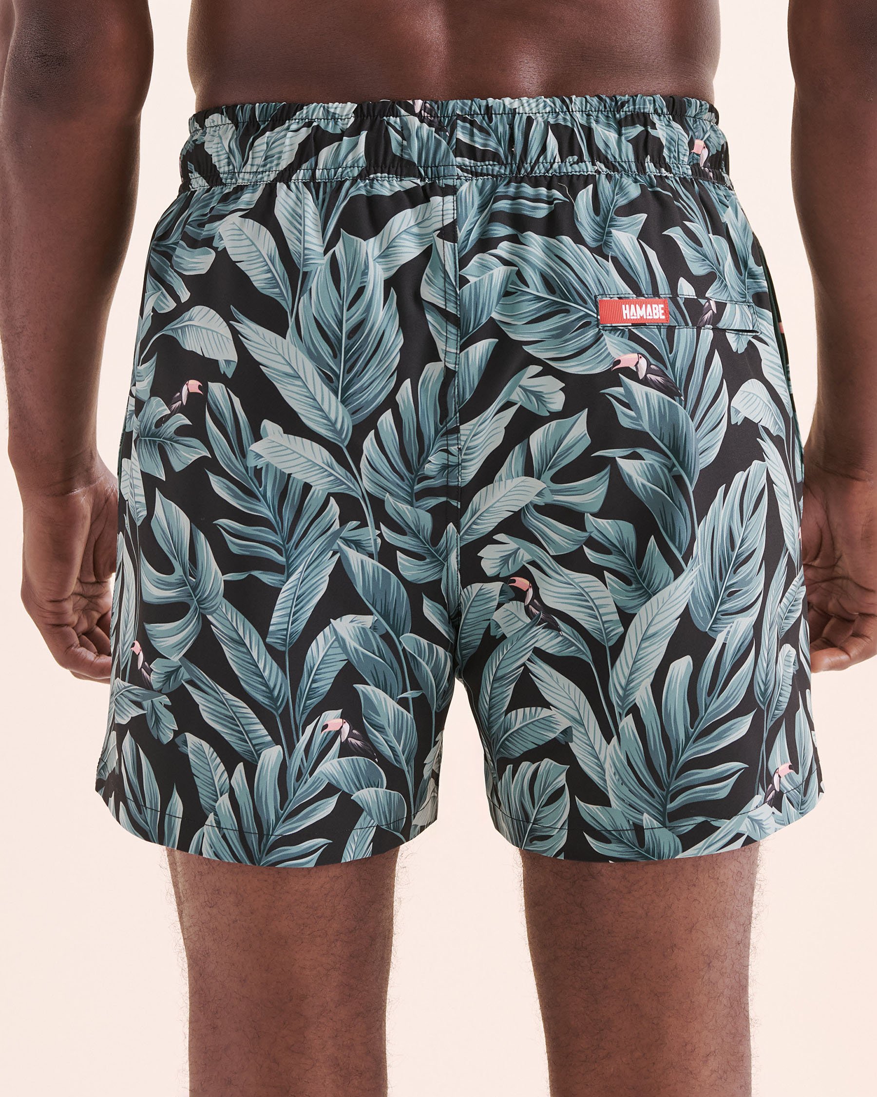 HAMABE Maillot volley avec doublure de compression Noir, bleu rose 03100069 - Voir5