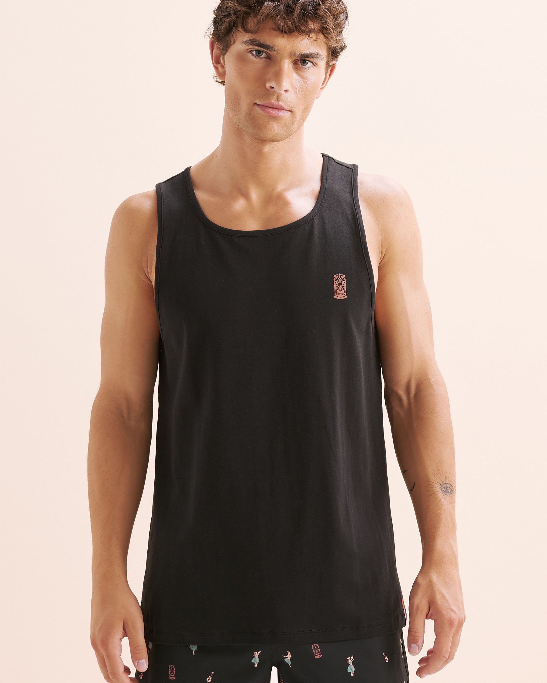 HAMABE Tank Top Black 04100046 - View6