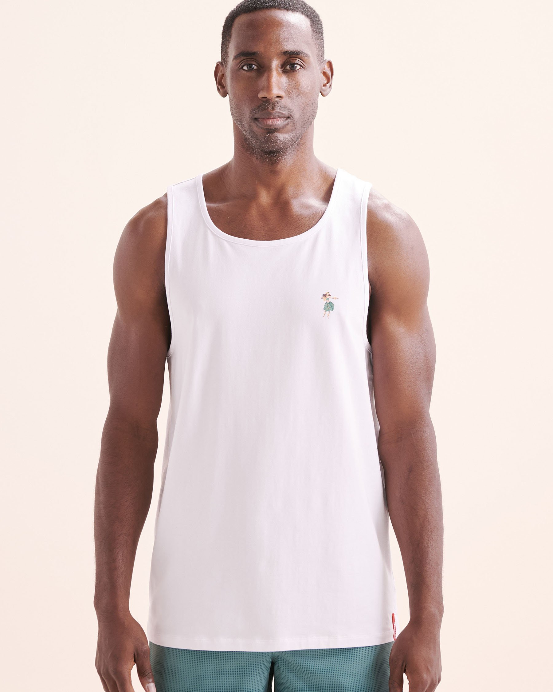 HAMABE Tank Top White 04100046 - View4