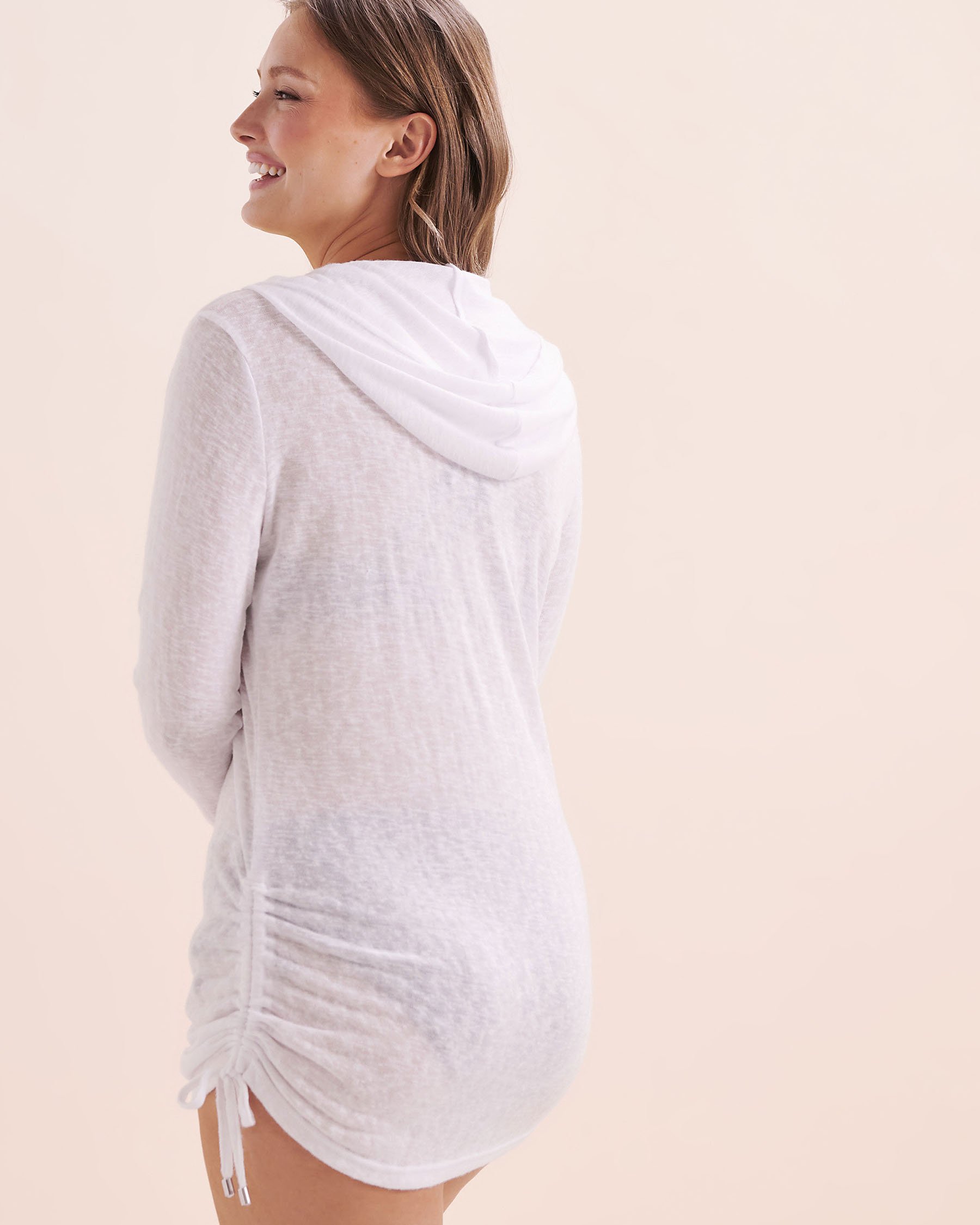 EAU DE SEA Hooded Tunic White 02400057 - View7