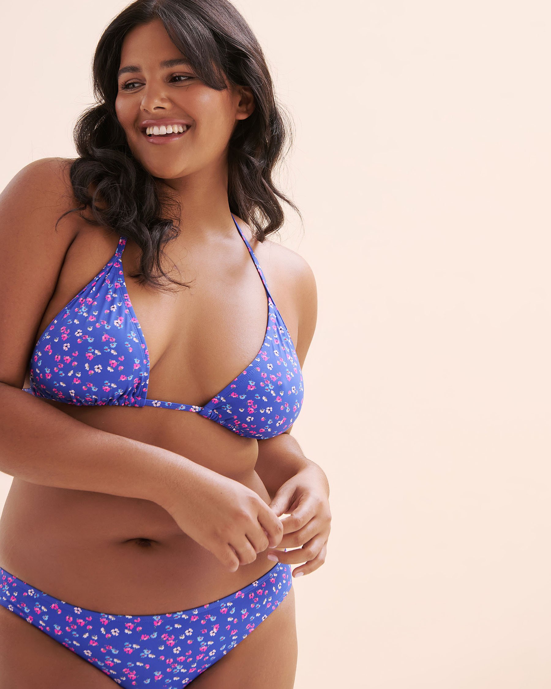 EIDON Lily Kali Slider Triangle Bikini Top Galaxy Blue 3527800 - View4