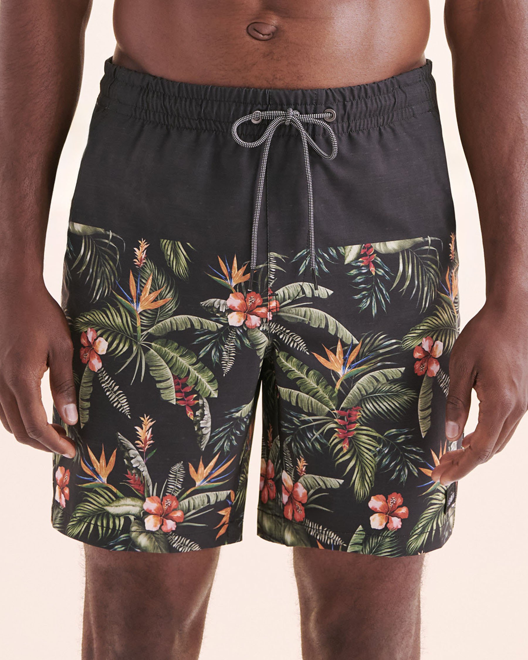 LUCKY ALOHA Maillot volley avec filet Marsh Noir MAR1020 - View1