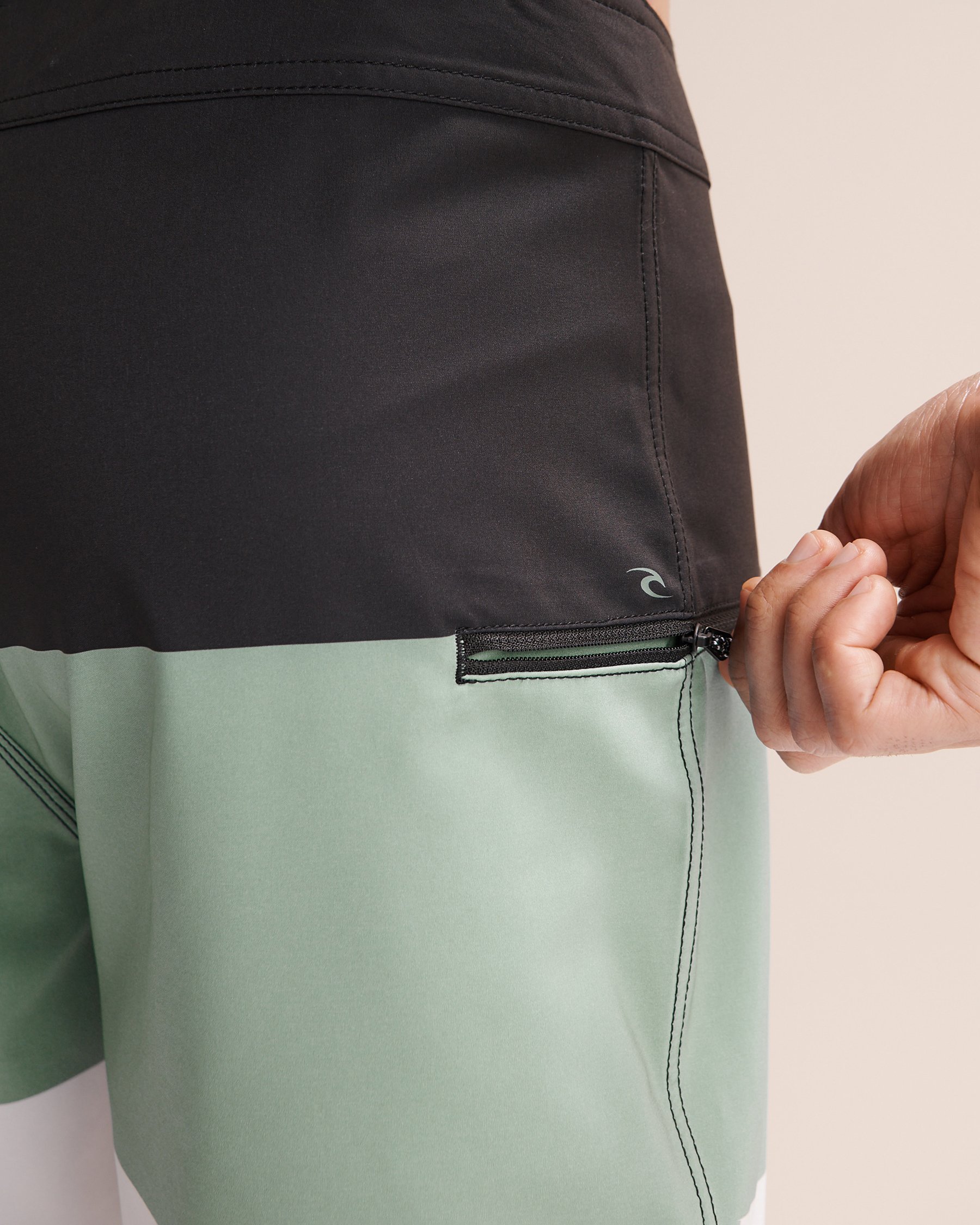 RIP CURL Mirage Divided 20'' Boardshort Swimsuit Black, blue grey CBOSA9 - View3