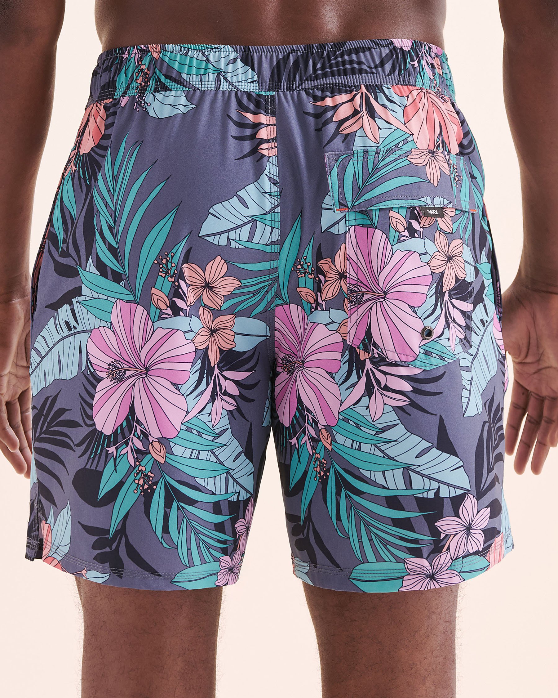 SAXX Maillot volley 2 en 1 Oh Buoy Bleu et rose SXSW04L - View6