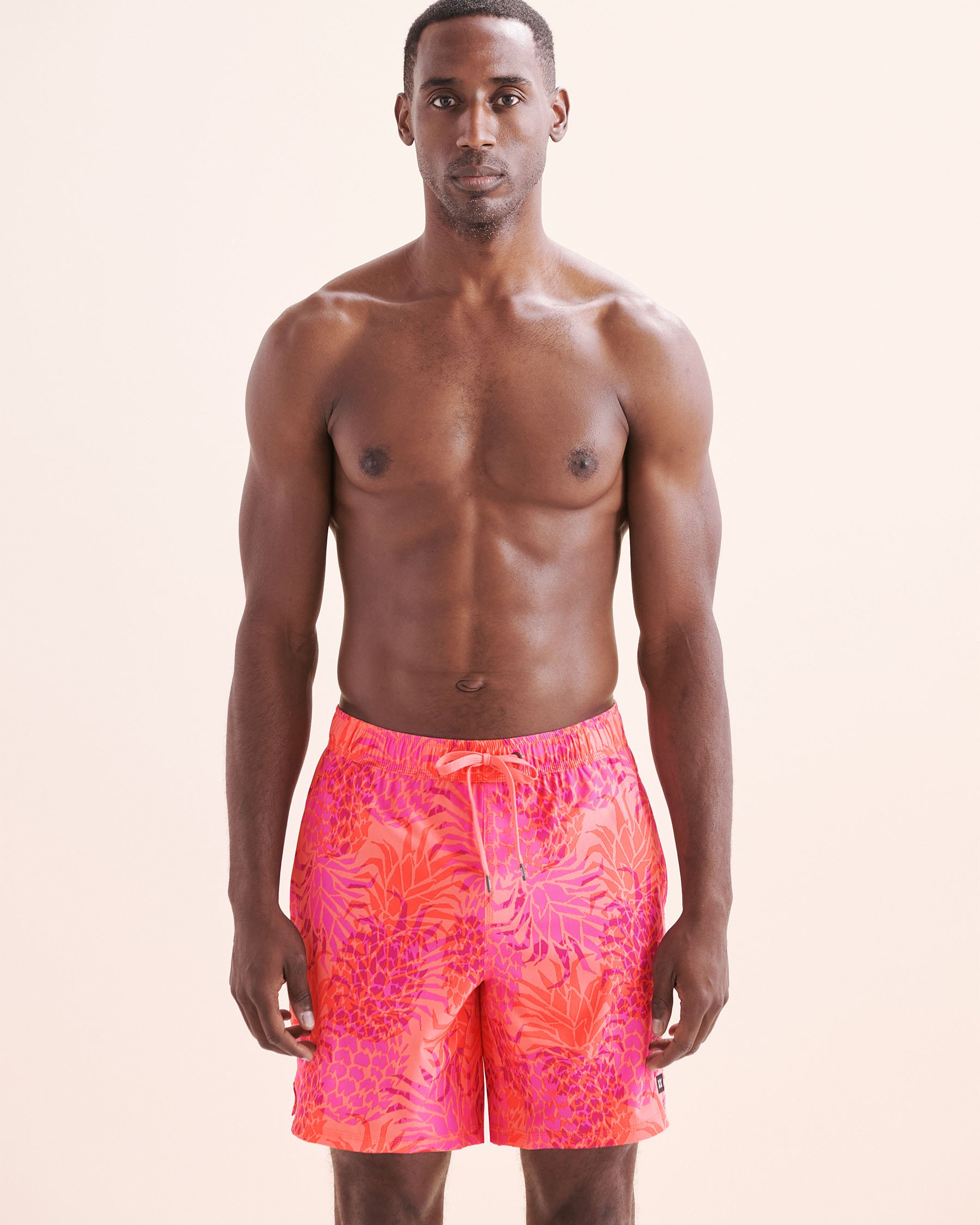 SAXX Maillot volley 2 en 1 Oh Buoy Rose et orange SXSW04L - View6