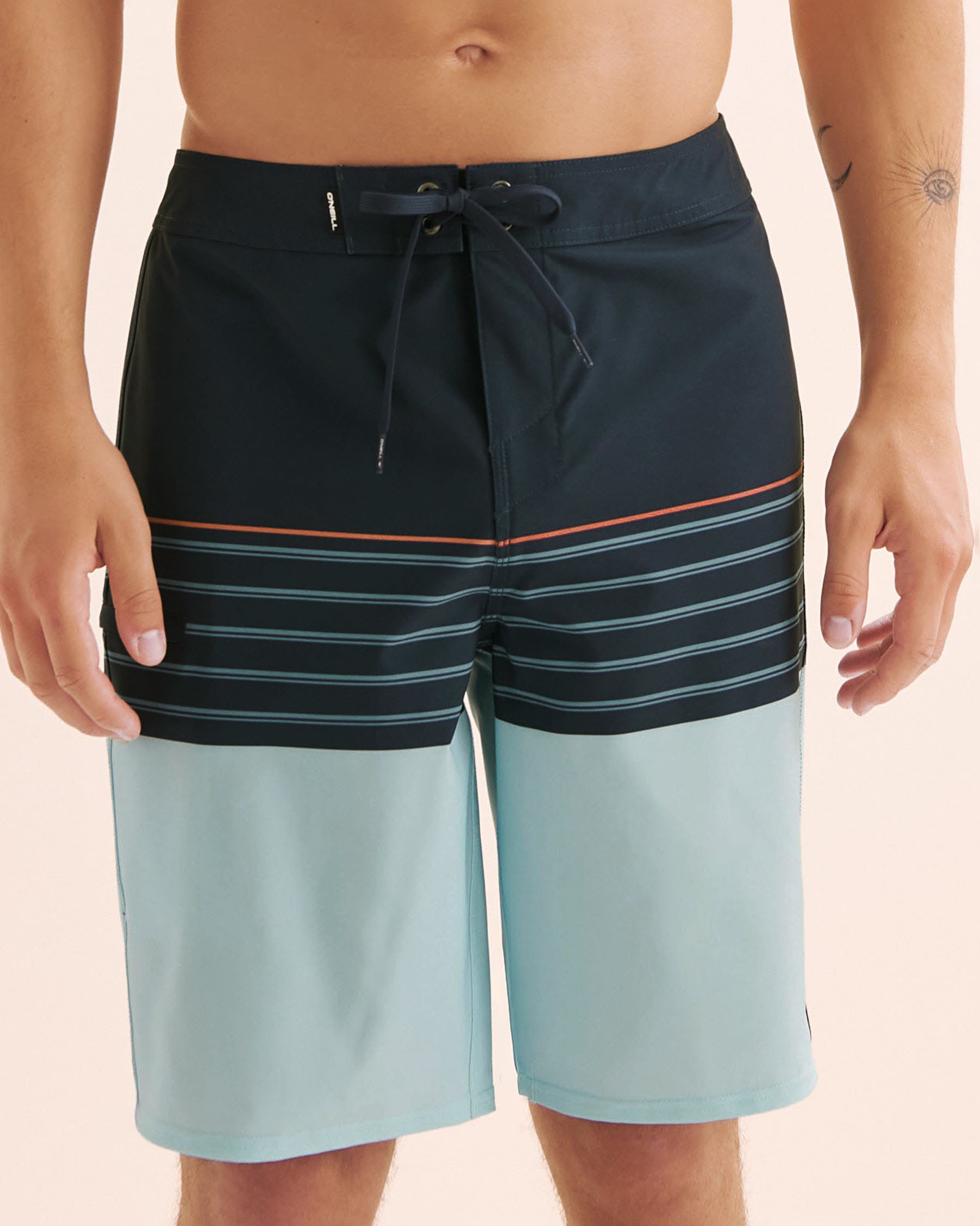 O'NEILL Hyperfreak Heat Stripe 21'' Boardshort Swimsuit Blue and orange SP5106007 - View1