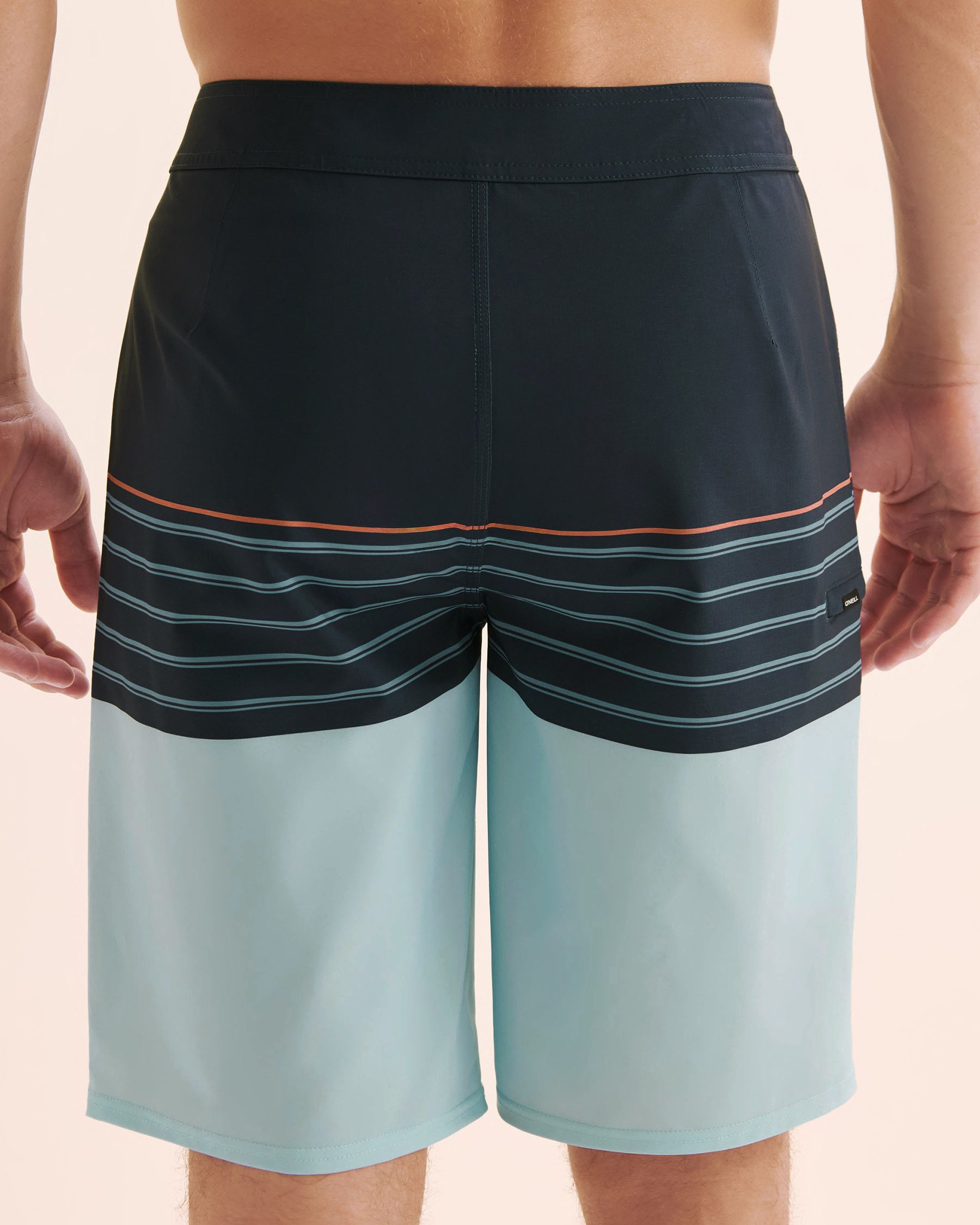 O'NEILL Hyperfreak Heat Stripe 21'' Boardshort Swimsuit Blue and orange SP5106007 - View2