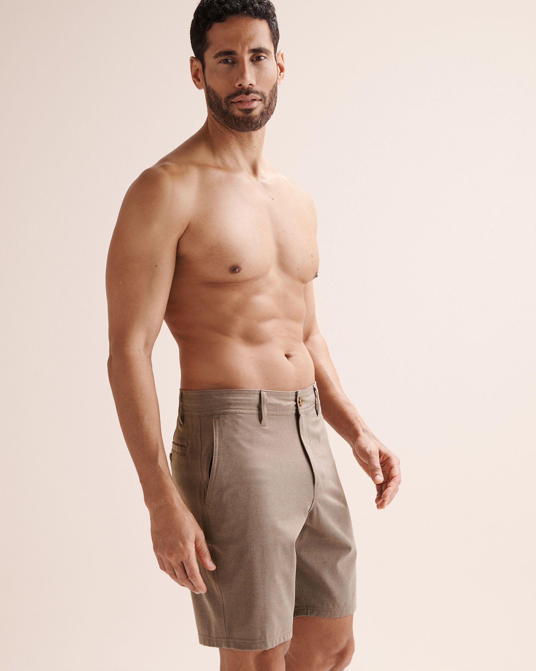 O'NEILL Reserve Light Check 19'' Hybrid Short Brown SP518A010C - View4