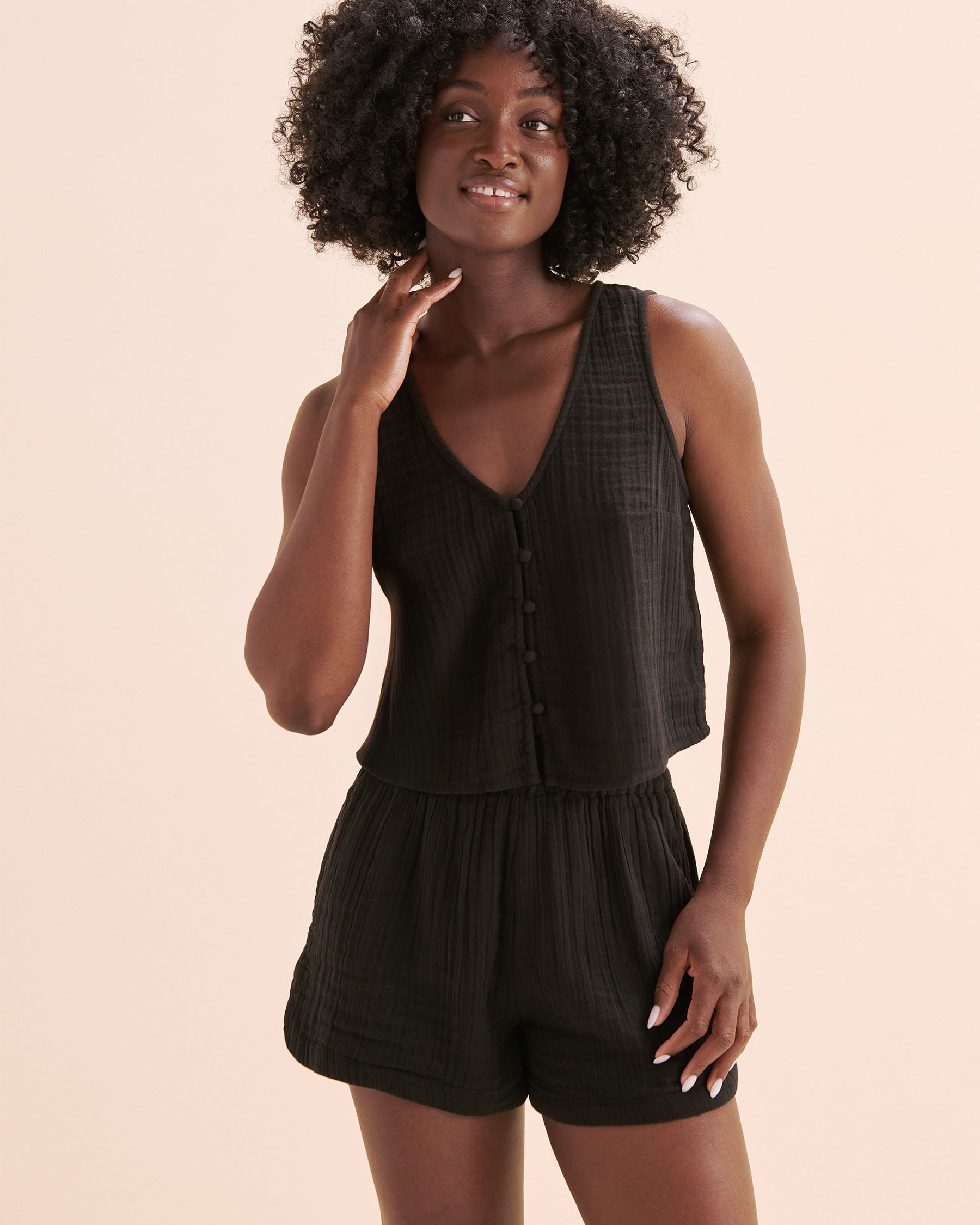 RIP CURL Premium Surf Top Black 06MWSH - View1