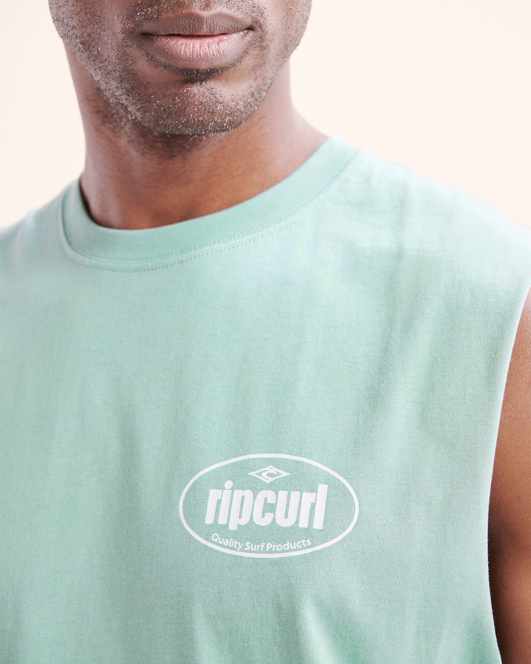 RIP CURL Everyday Muscle Tank Top Blue 0V1MTE - View3