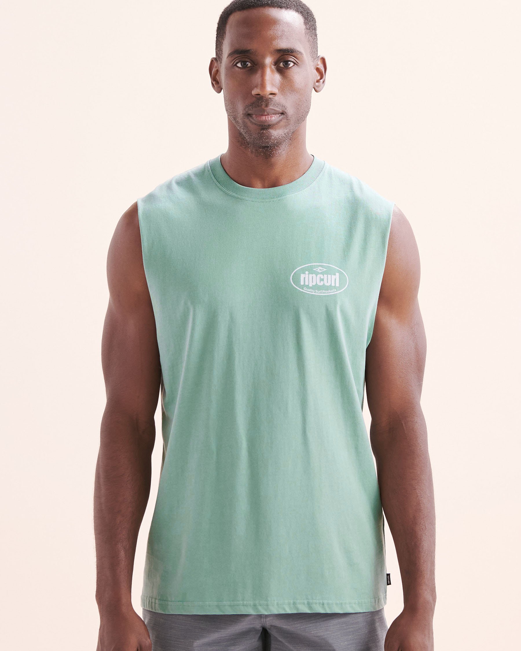 RIP CURL Everyday Muscle Tank Top Blue 0V1MTE - View4