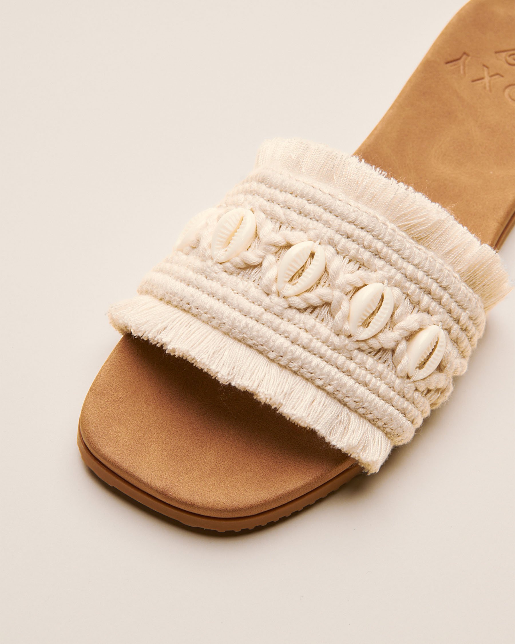 ROXY Positano Slide Beige and white 13901837 - View4