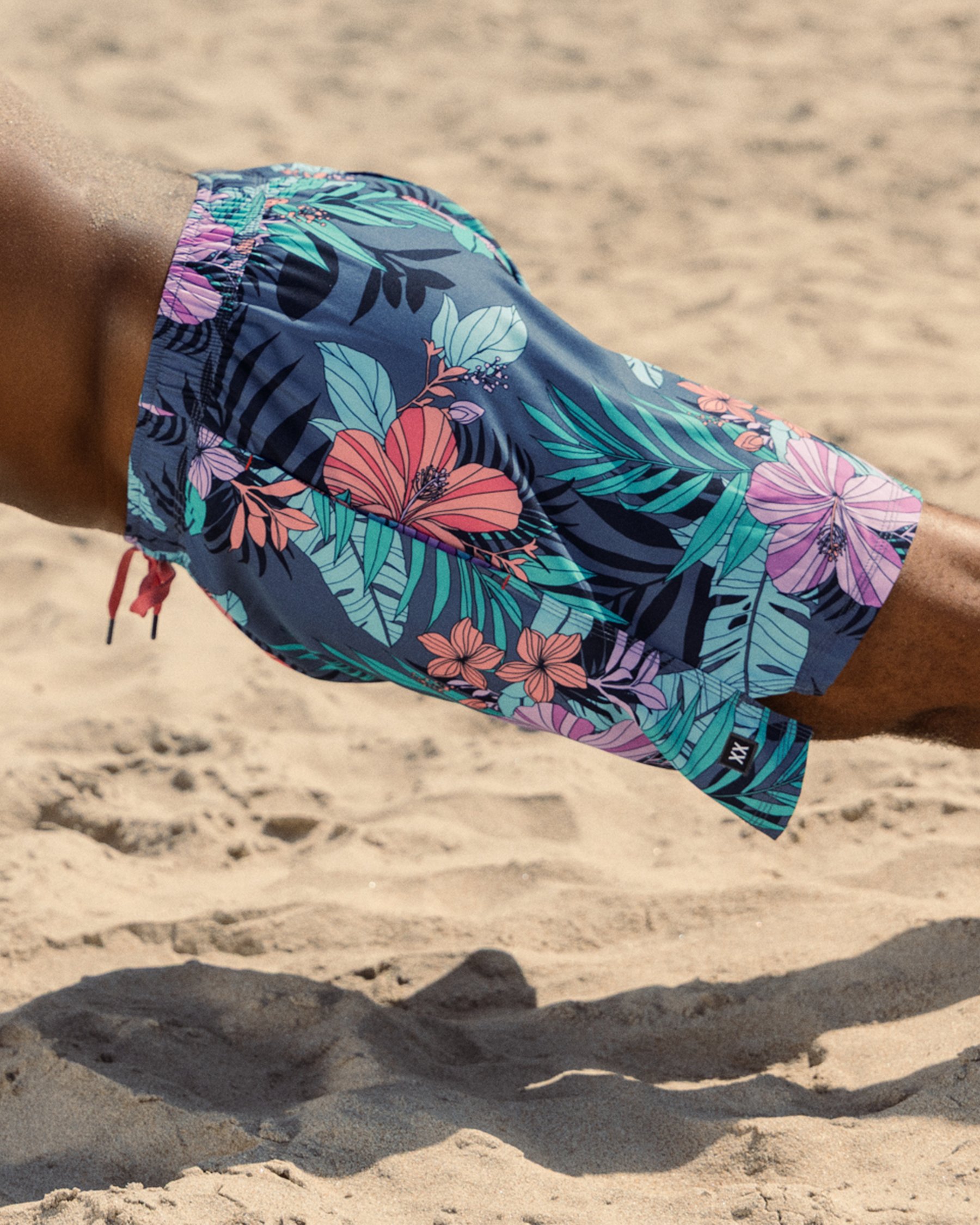 SAXX Maillot volley 2 en 1 Oh Buoy Bleu et rose SXSW04L - View3