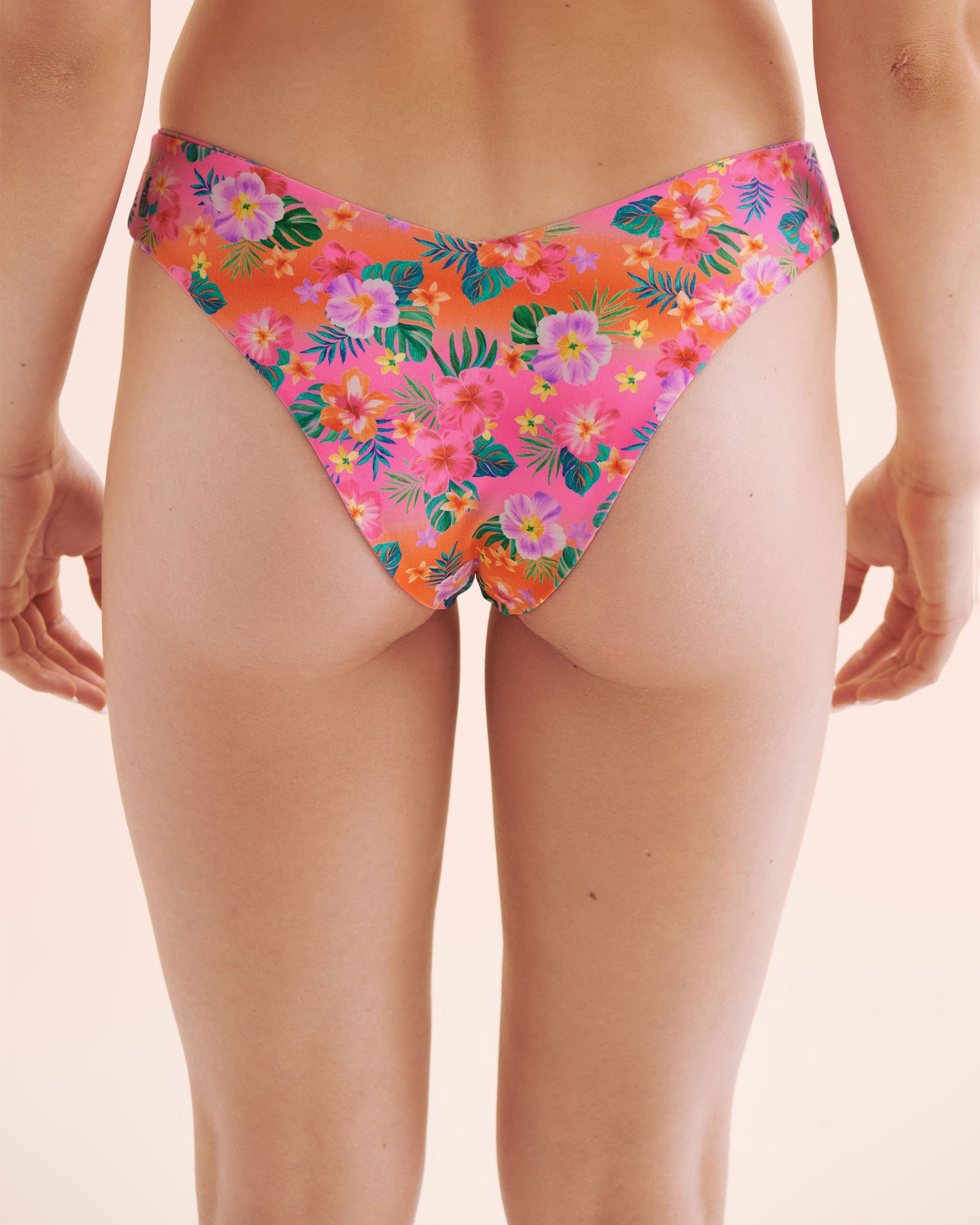 KULANI KINIS Summer Glow Cheeky Bikini Bottom Fuchsia Pink BOT216SUGL - View6