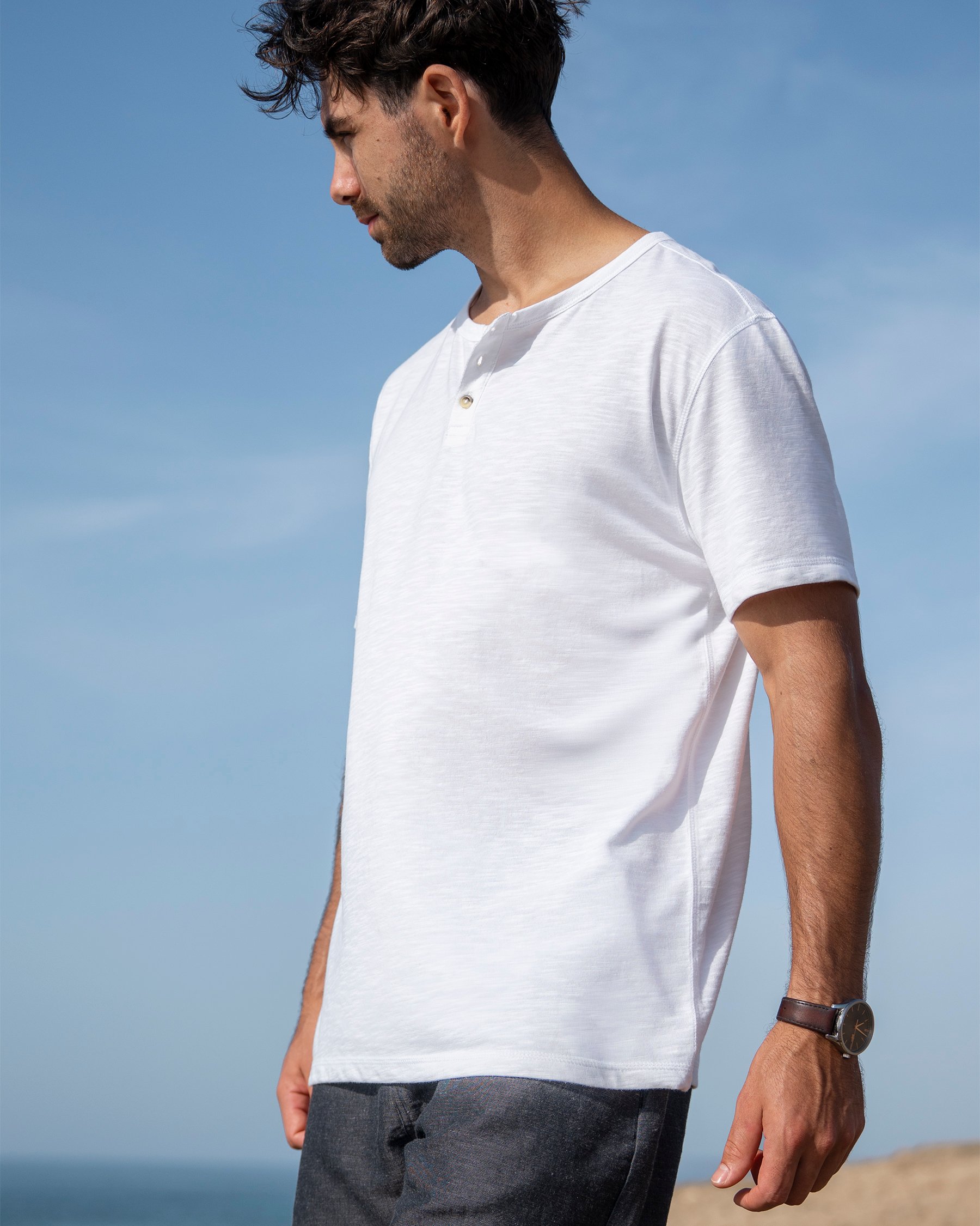 OFF THE BEACH T-shirt Blanc 04100044 - View4