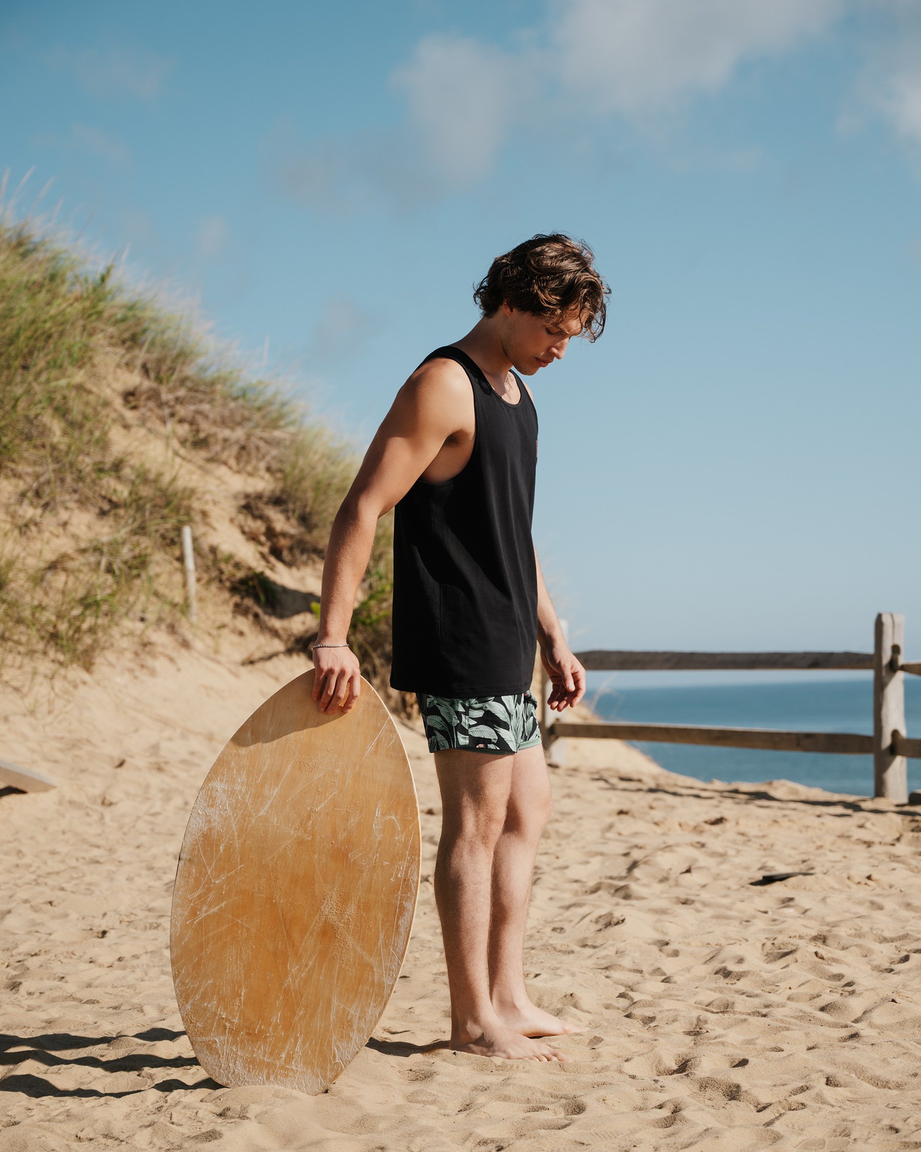 HAMABE Tank Top Black 04100046 - View1