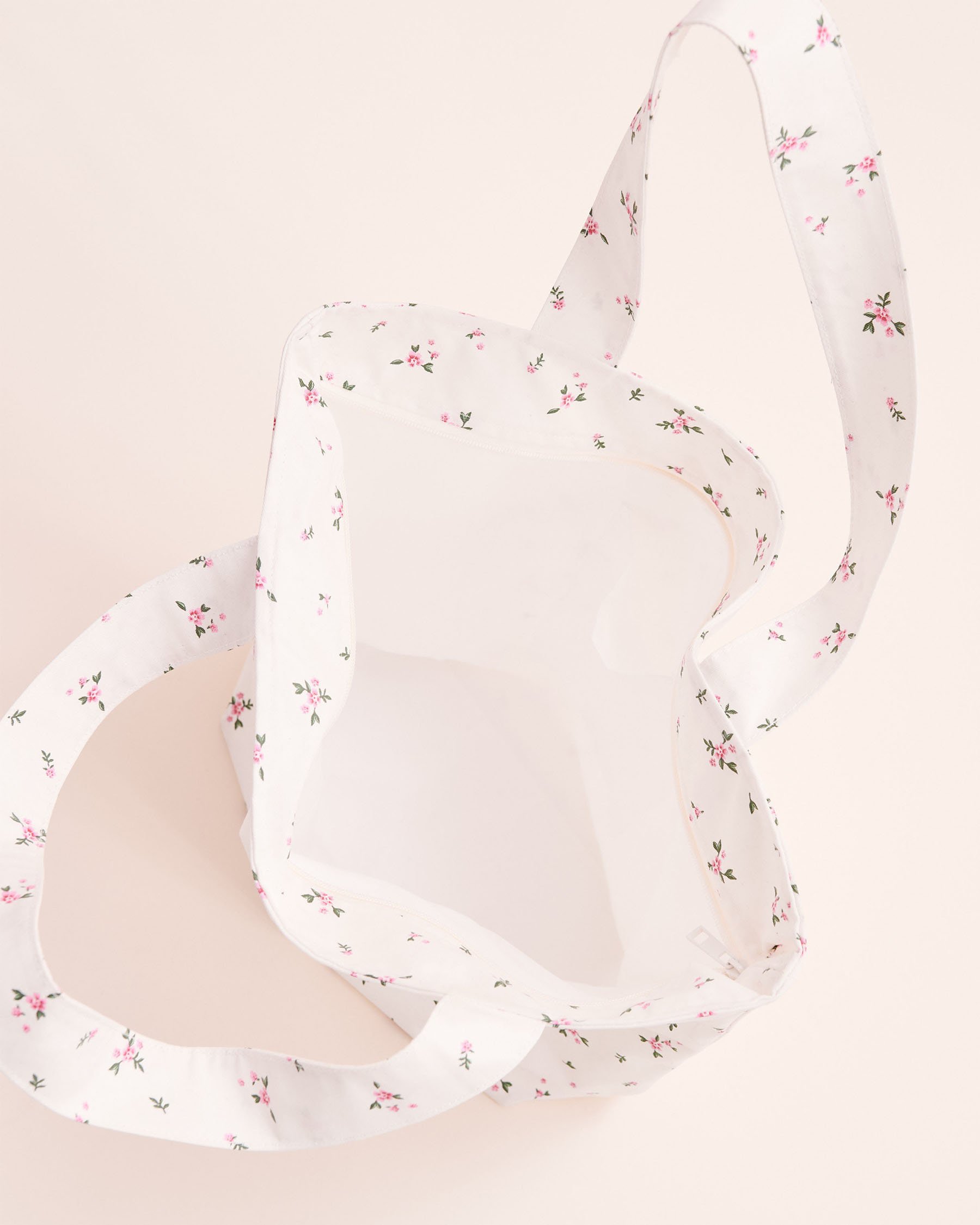 TROPIK Floral Canvas Bag White 02500015 - View2