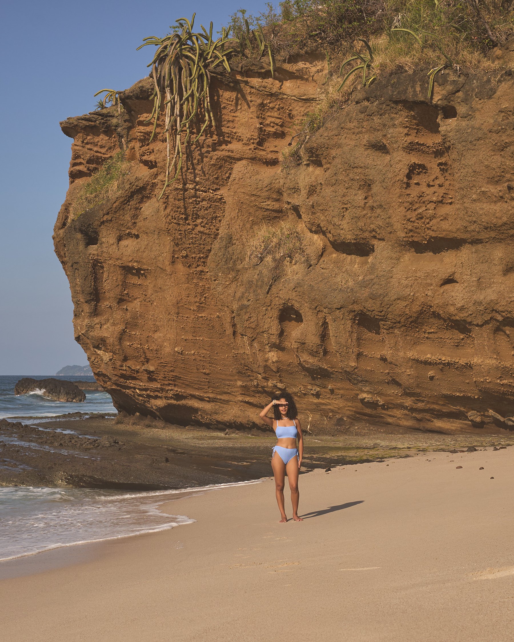 MY BIKINI STORY Crochet Bandeau Bikini Top Serenity Blue 01100507 - View6