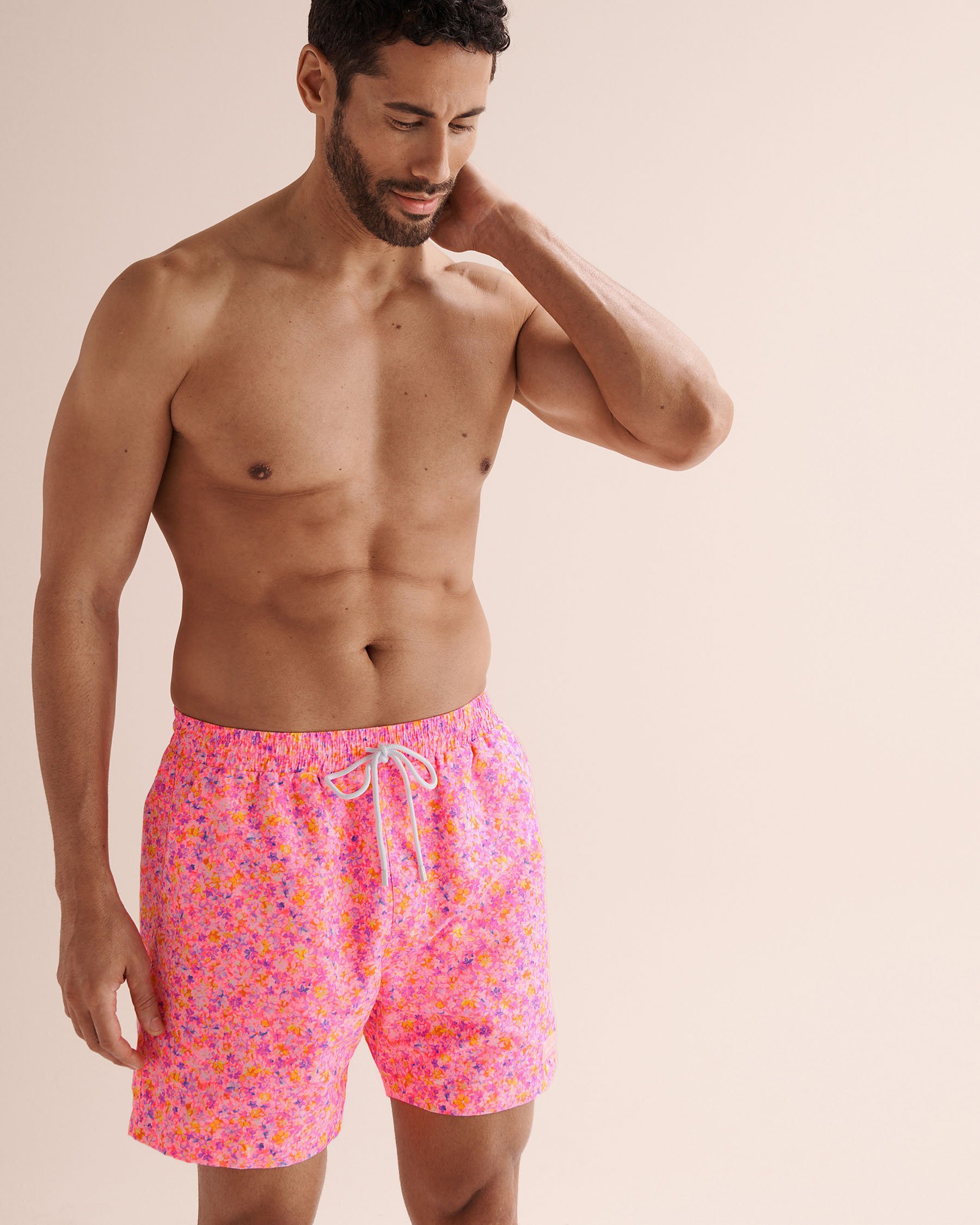 KULANI KINIS Maillot volley pour homme Gelato Bloom Rose TRUNK110GEBL - Voir5