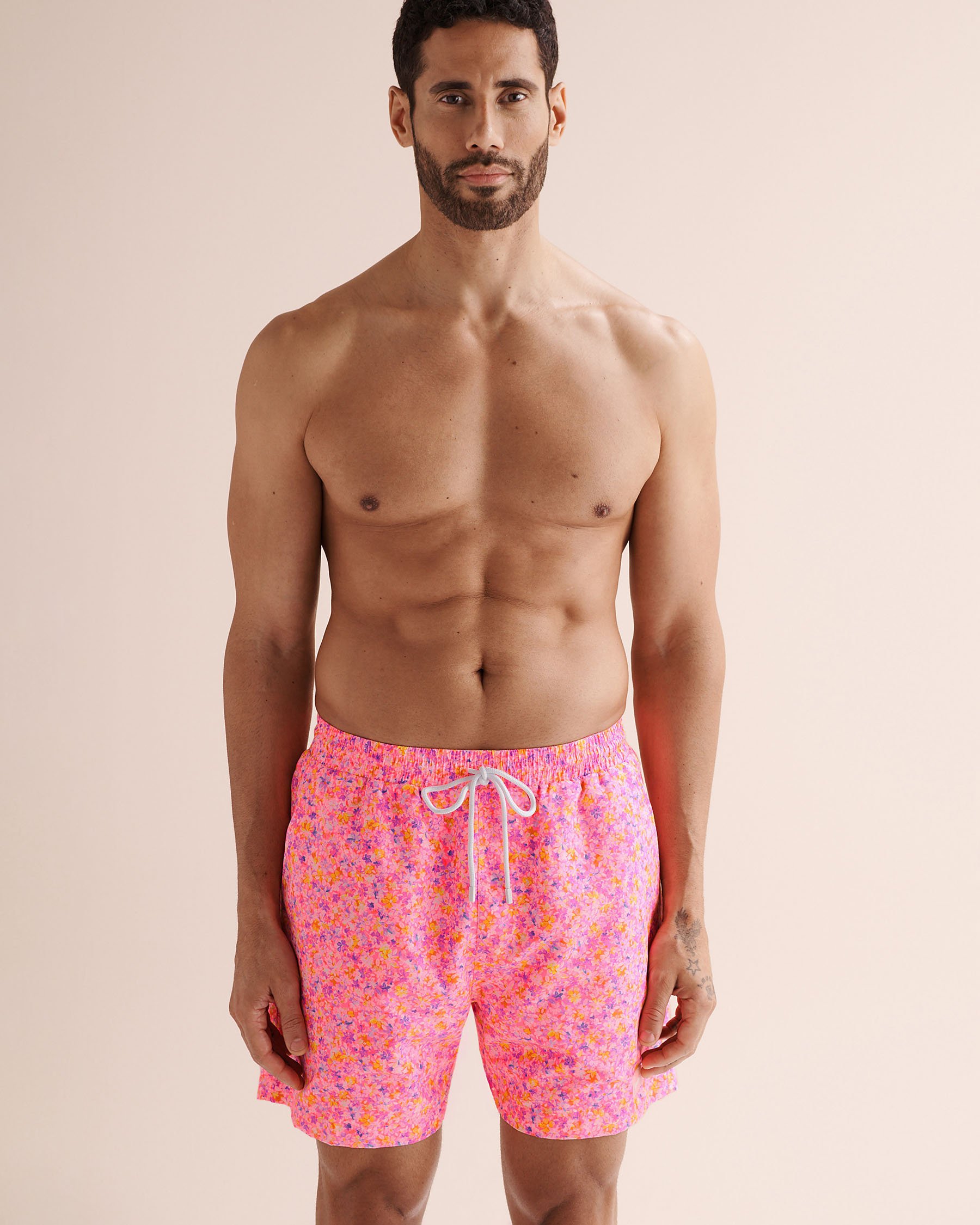 KULANI KINIS Maillot volley pour homme Gelato Bloom Rose TRUNK110GEBL - Voir6