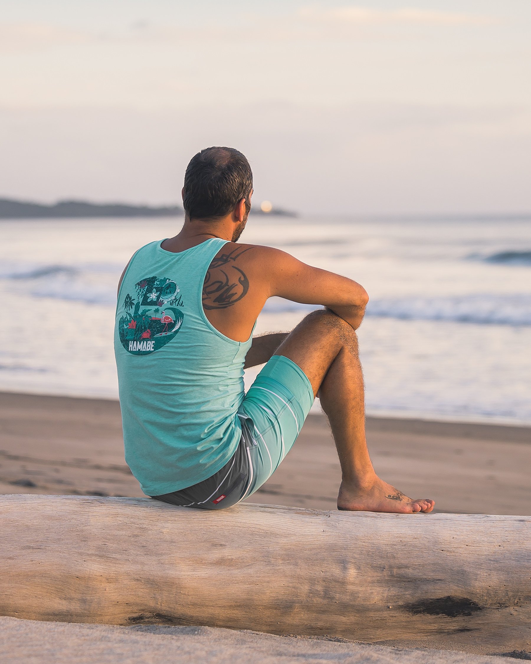 HAMABE Tank Top Radiance Blue 04100055 - View1