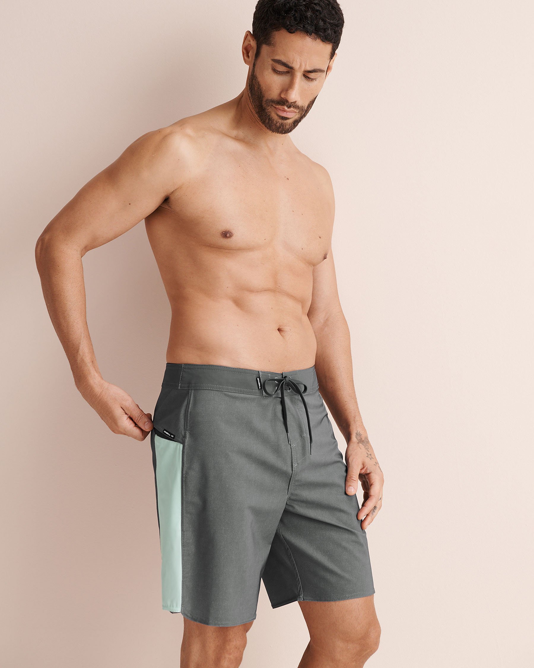 O'NEILL Hyperfreak Tech Panel 18'' Boardshort Dark Slate Grey SP2610605 - View4