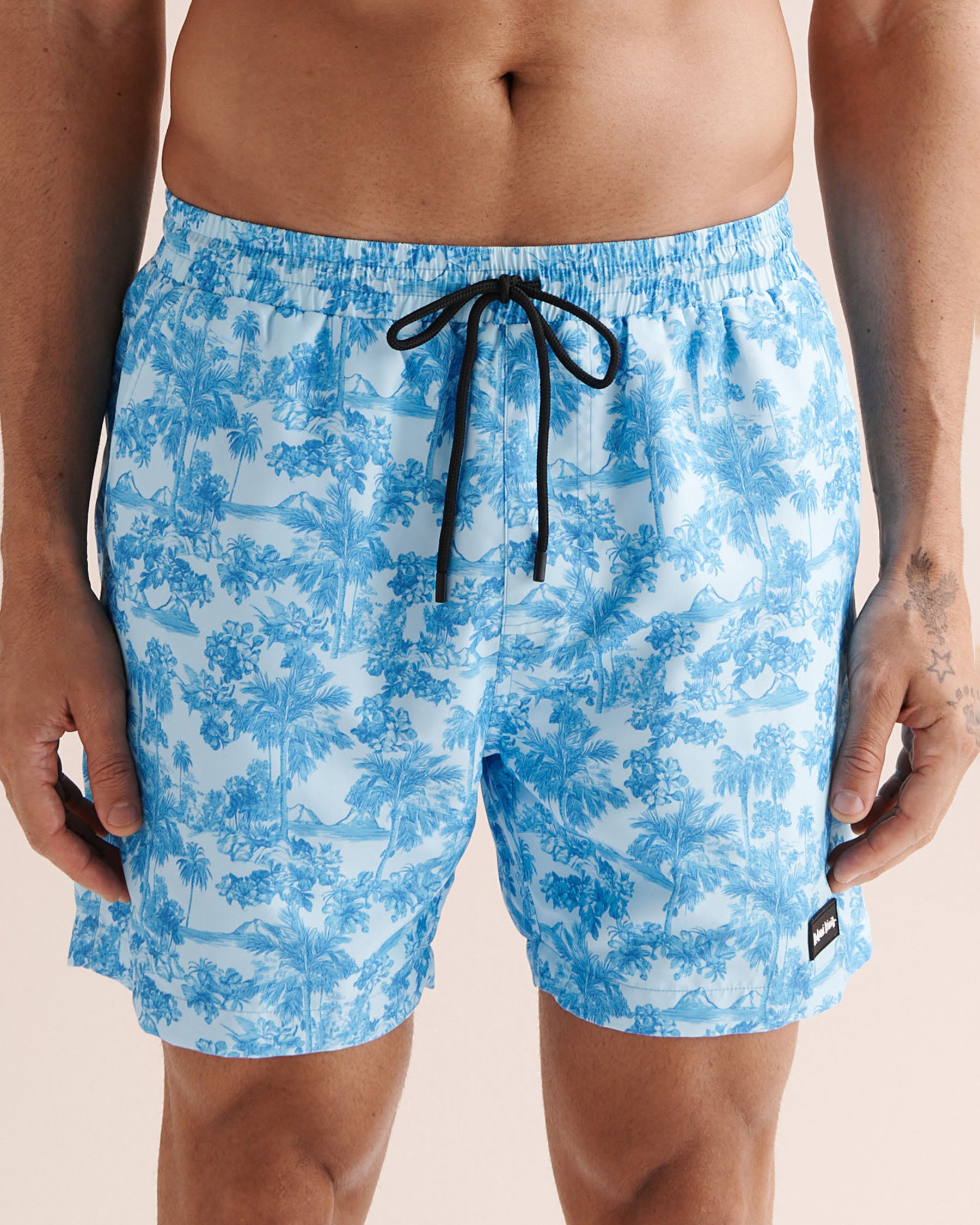 KULANI KINIS Maillot volley pour homme Ocean Paradise Bleu océan TRUNK110OCPA - View3