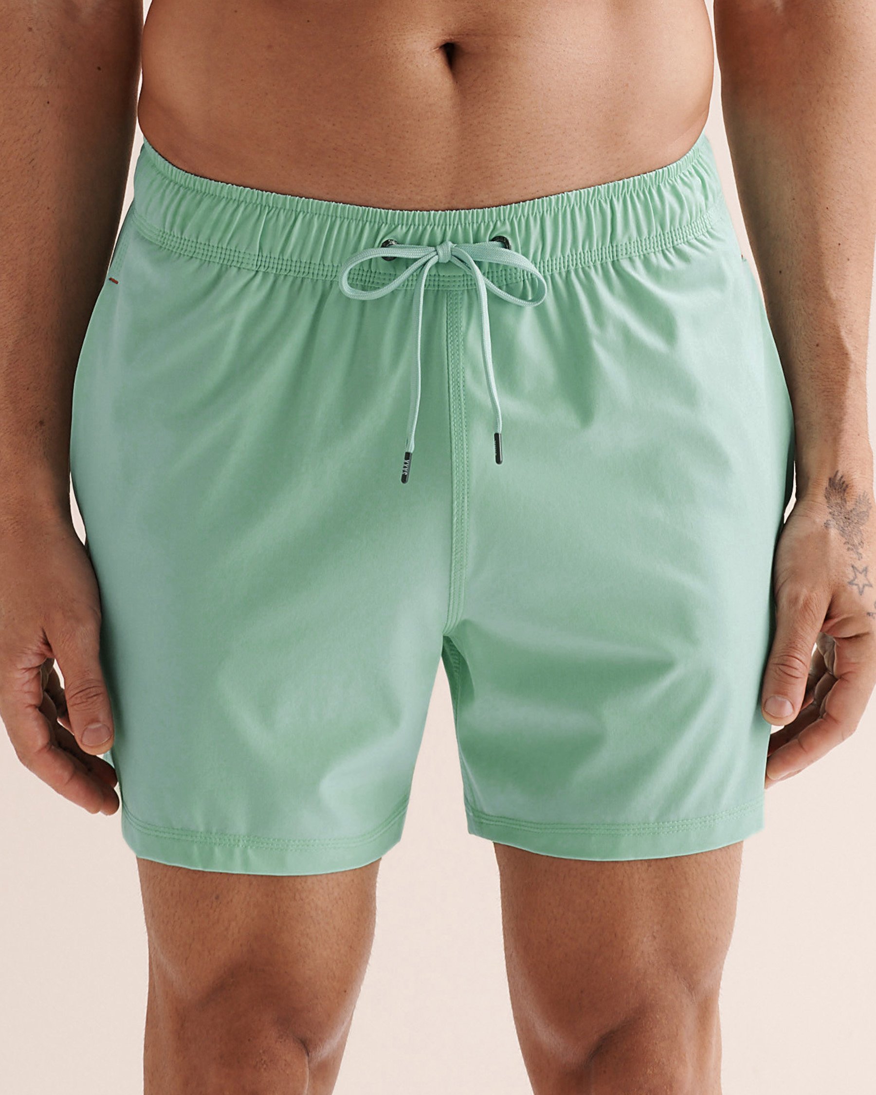 SAXX Maillot volley 2 en 1 extensible 5" avec doublure Oh Buoy Vert menthe SXSW03L - View1