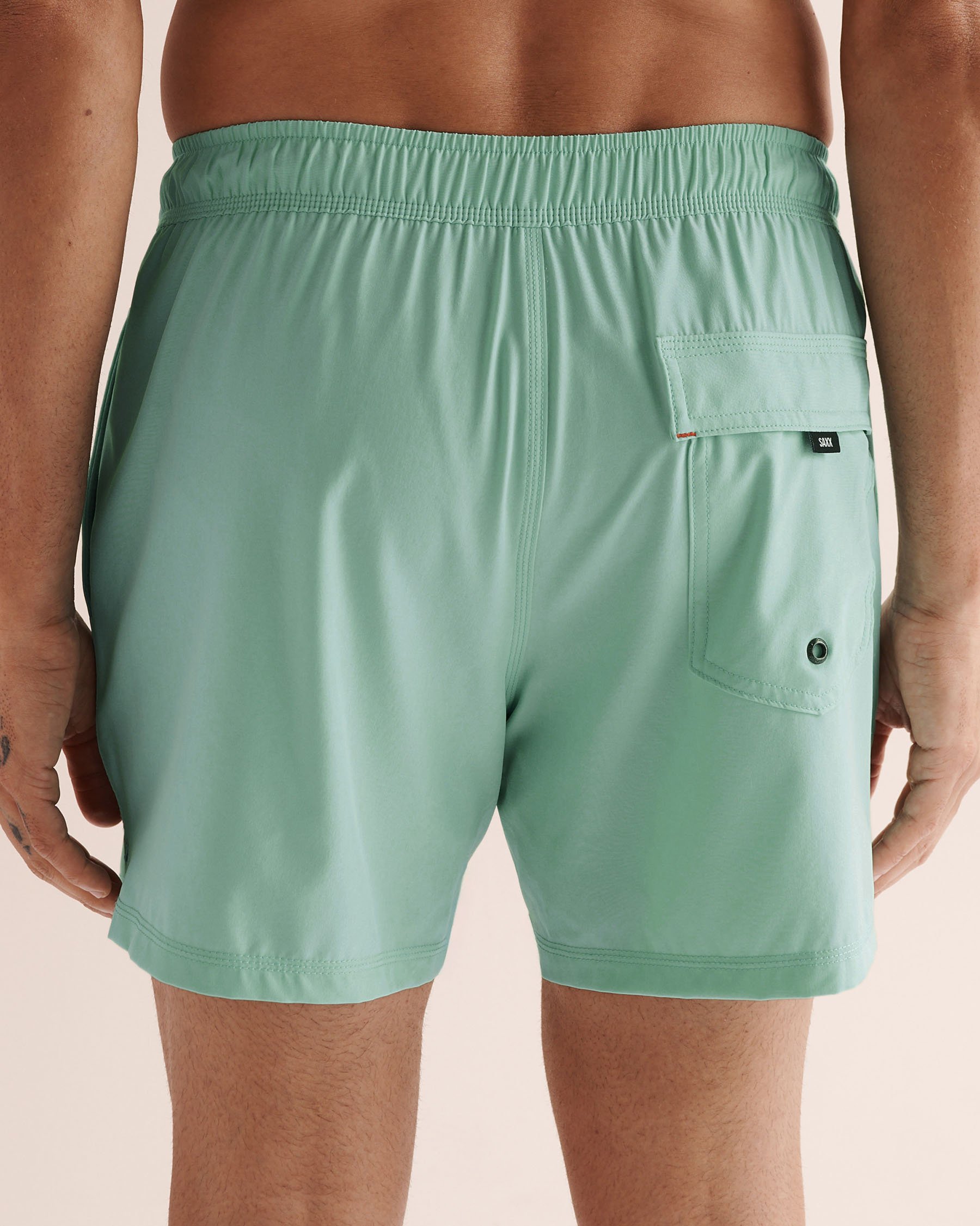 SAXX Maillot volley 2 en 1 extensible 5" avec doublure Oh Buoy Vert menthe SXSW03L - View2