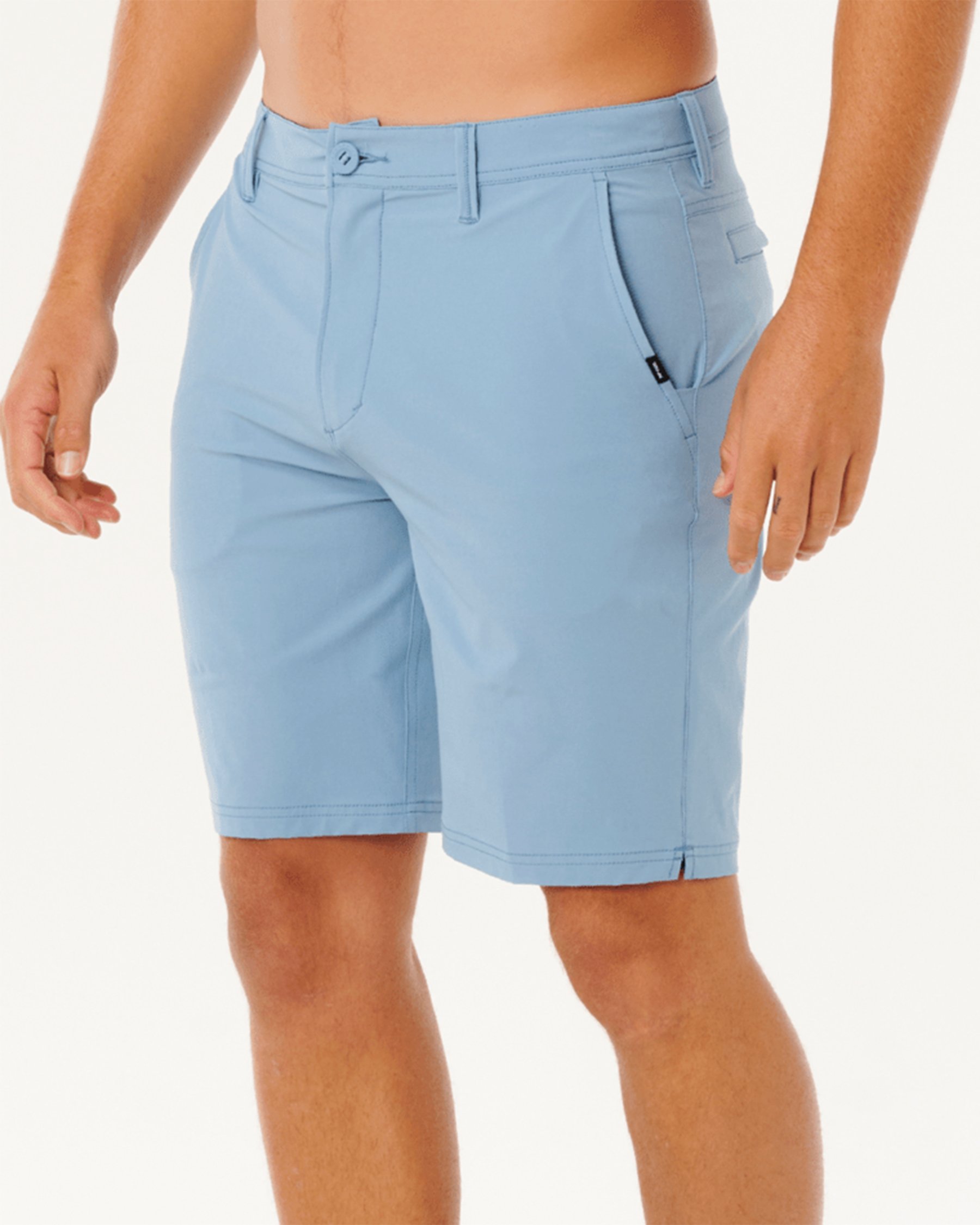 RIP CURL Short hybride Boardwalk Phase Nineteen 19" Bleu denim délavé 02ZMWS - Voir4