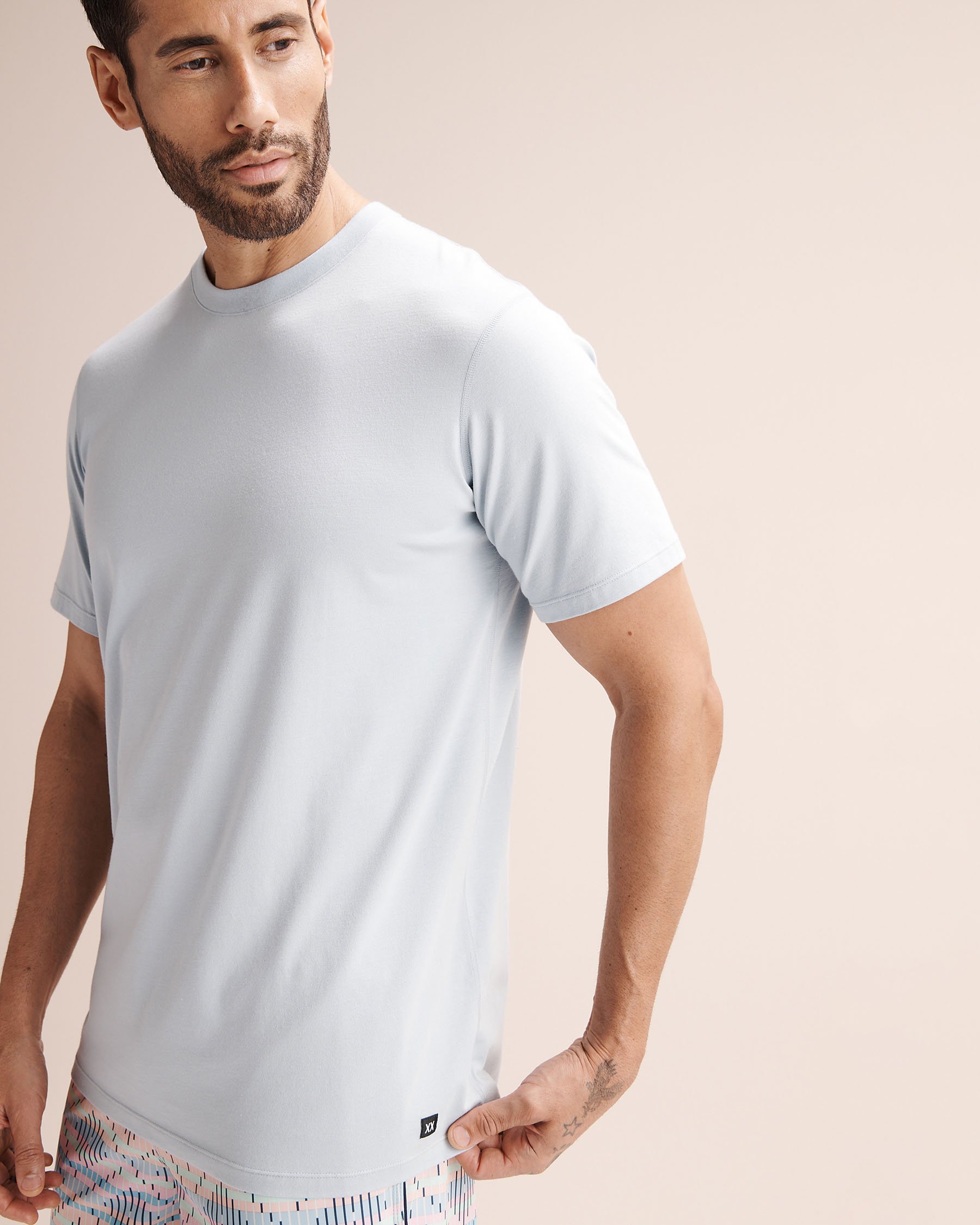 SAXX T-shirt en coton rafraîchissant Bleu SXTS82 - View4