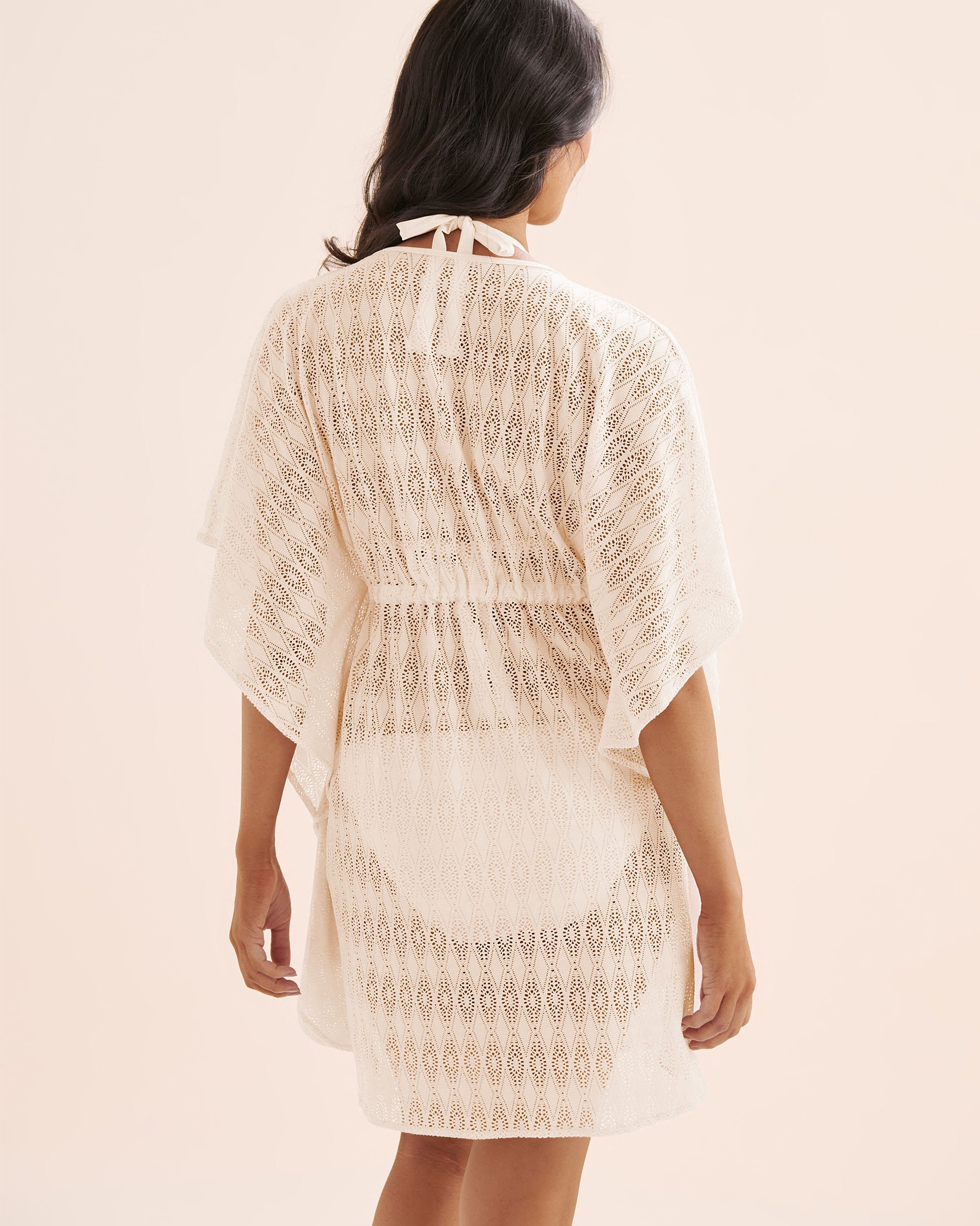 BLEU ROD BEATTIE Sunkissed Crochet Caftan Cover Up White RBSC26801 - View2