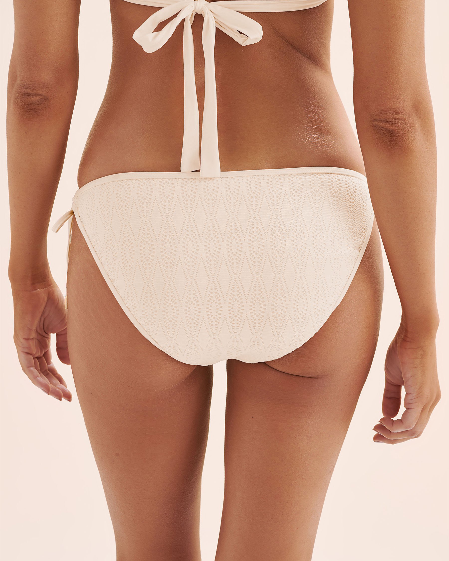 BLEU ROD BEATTIE Sunkissed Crochet Side Tie Hipser Bikini Bottom White RBSC26577 - View2