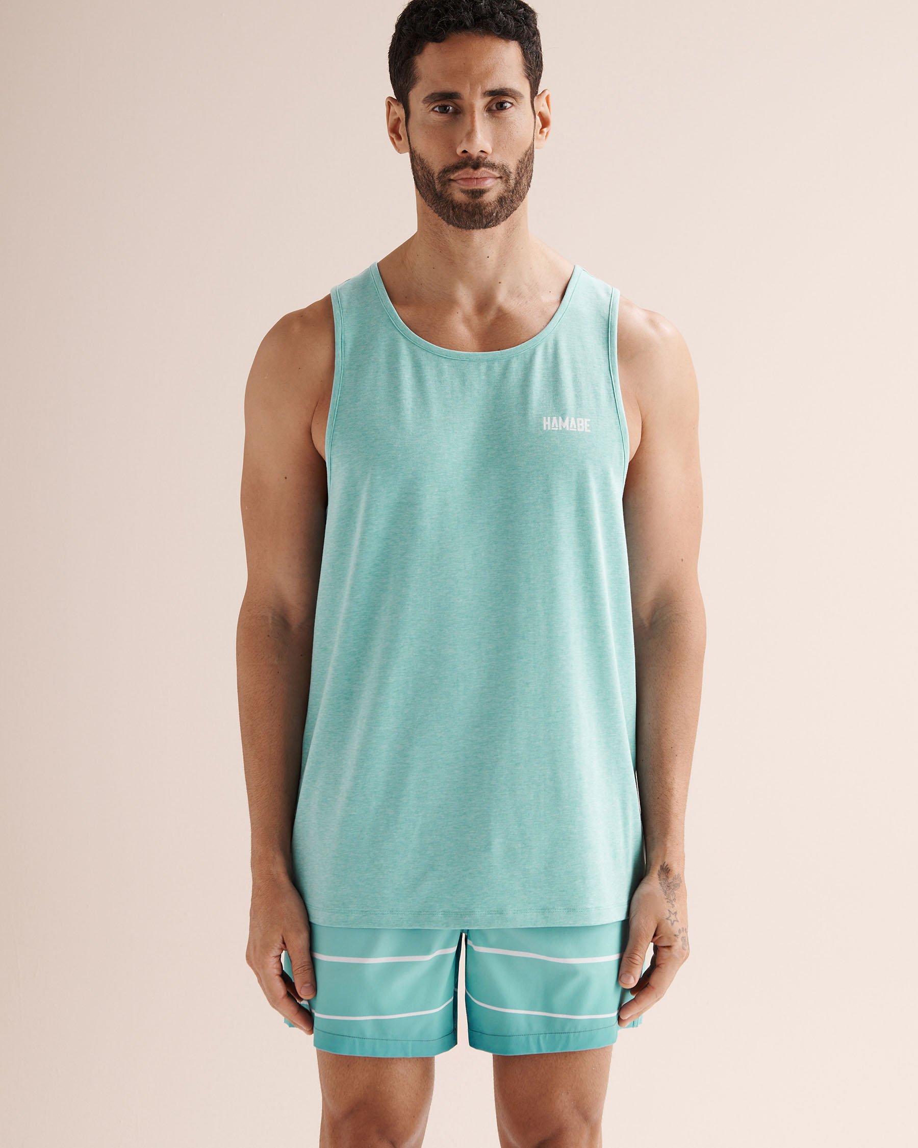 HAMABE Tank Top Radiance Blue 04100055 - View5