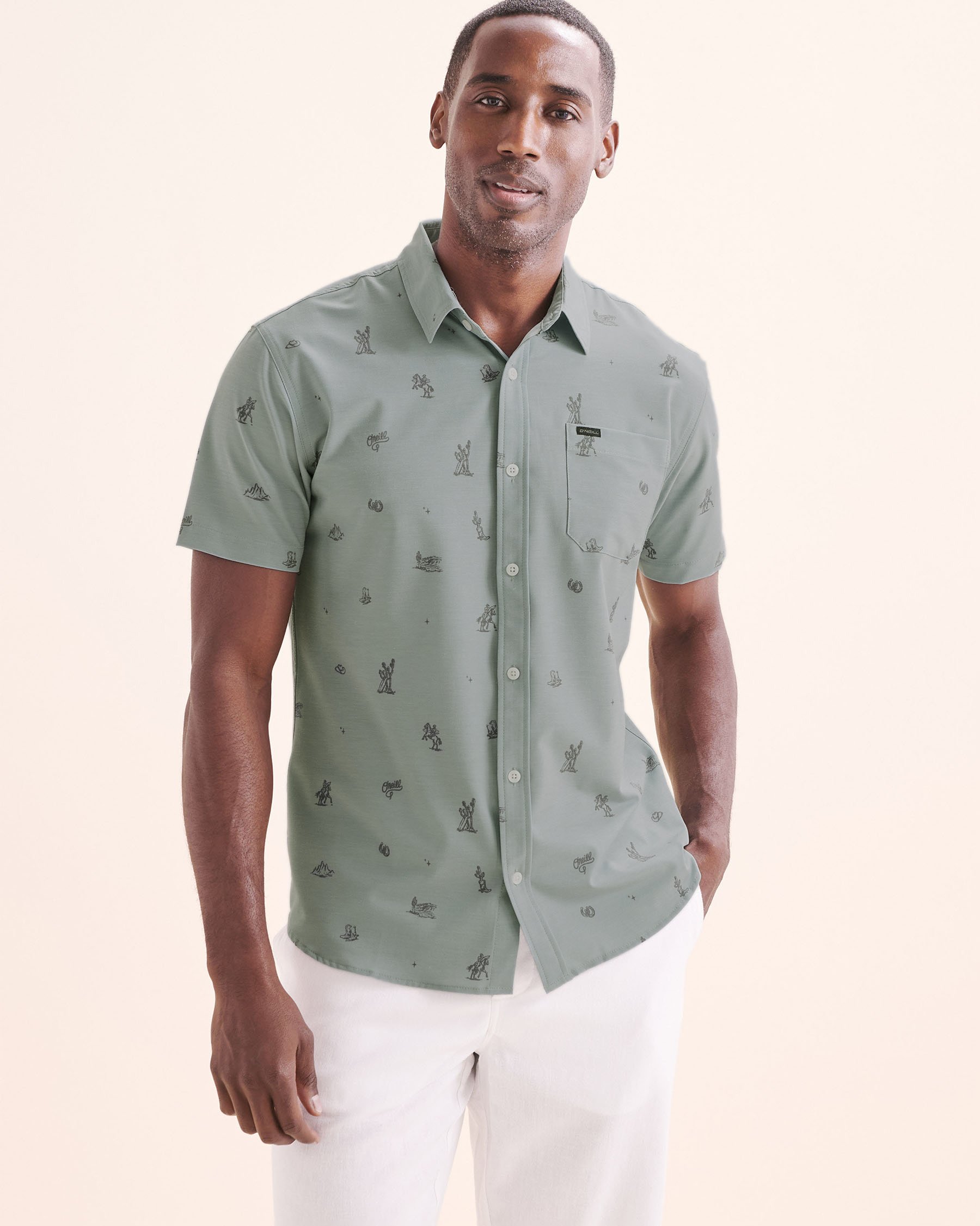 O'NEILL Chemise TRLVR Traverse Standard Vert minéral SP2610406 - View1