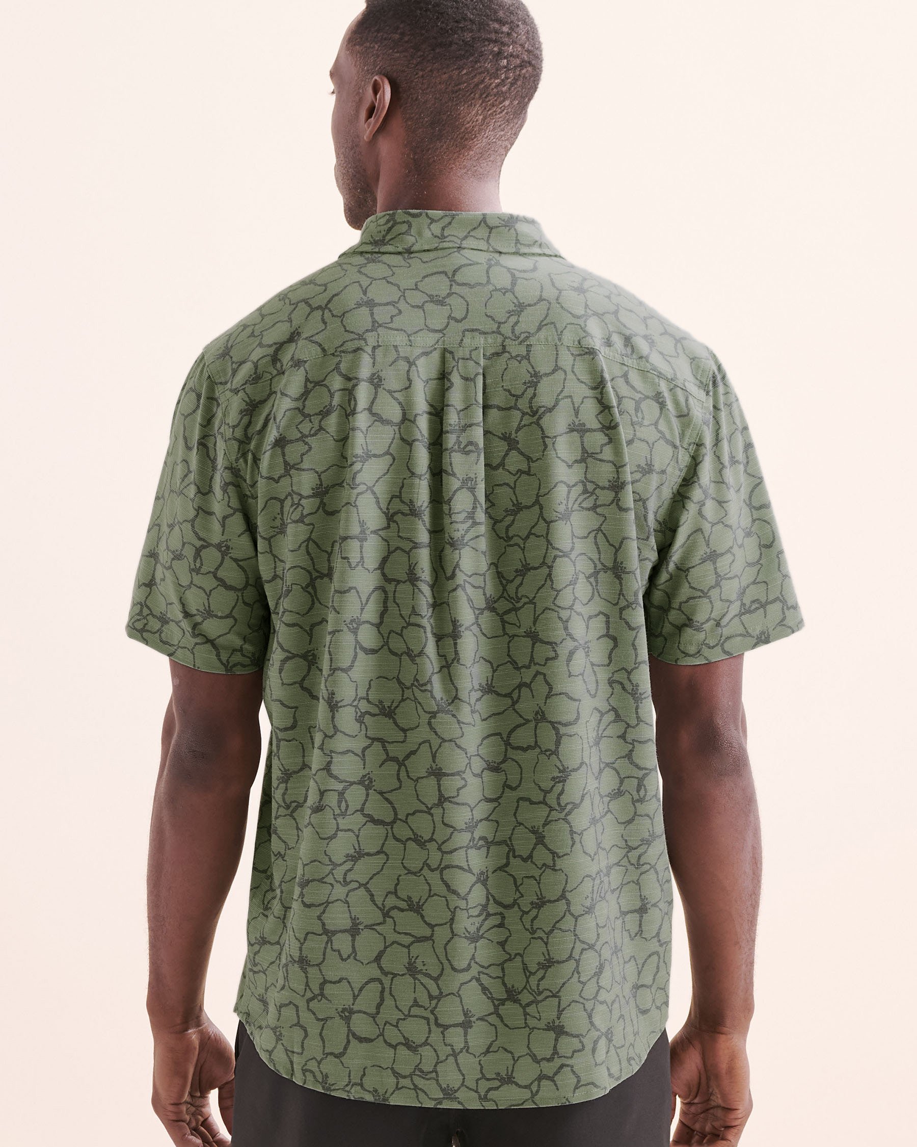 O'NEILL Chemise UPF Slub Relaxed Vert foncé SP2610412 - View2