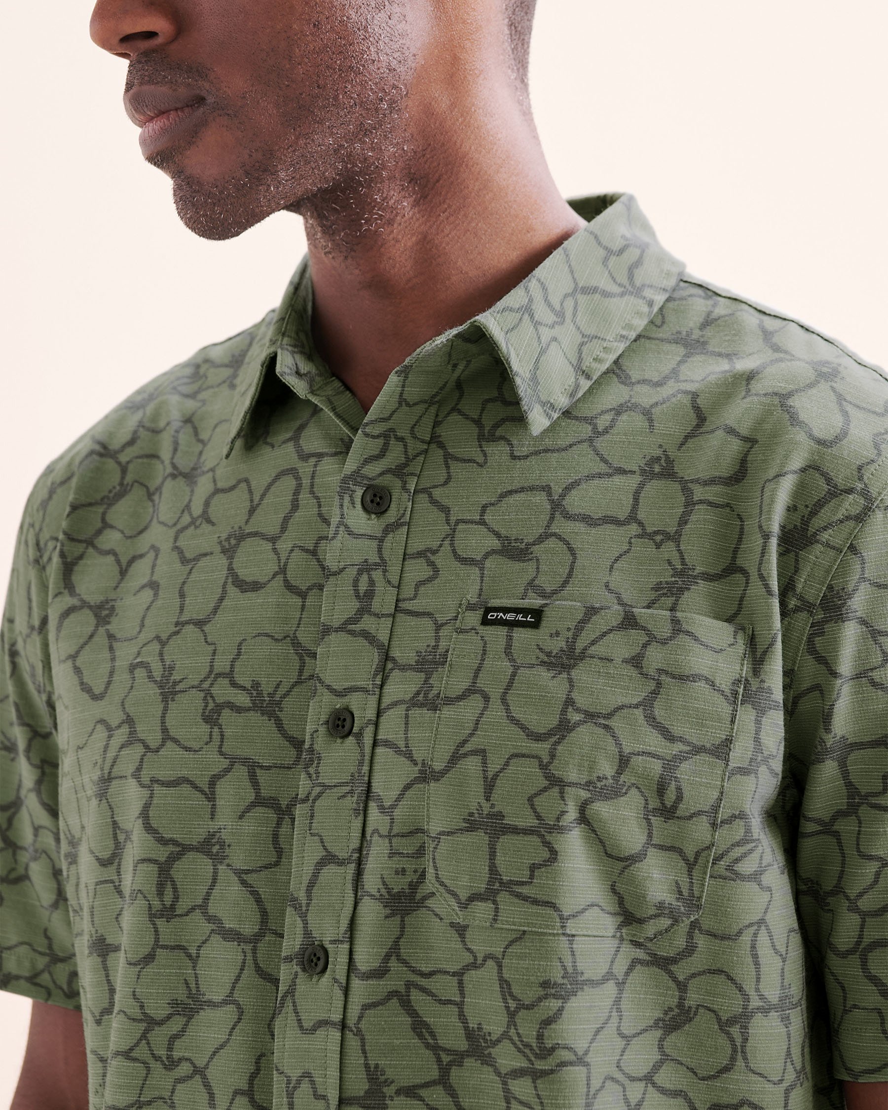 O'NEILL Chemise UPF Slub Relaxed Vert foncé SP2610412 - Voir3