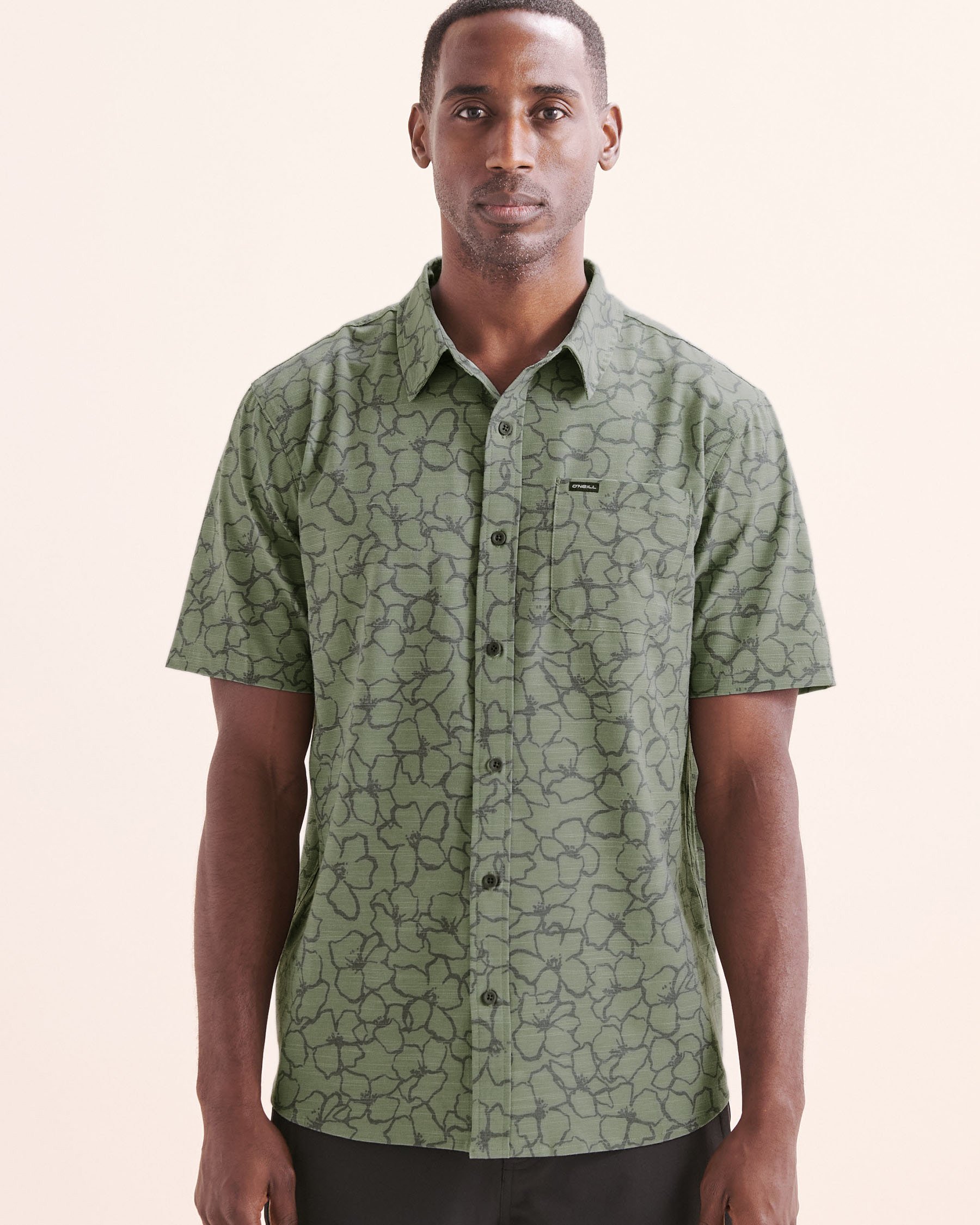 O'NEILL Chemise UPF Slub Relaxed Vert foncé SP2610412 - Voir4