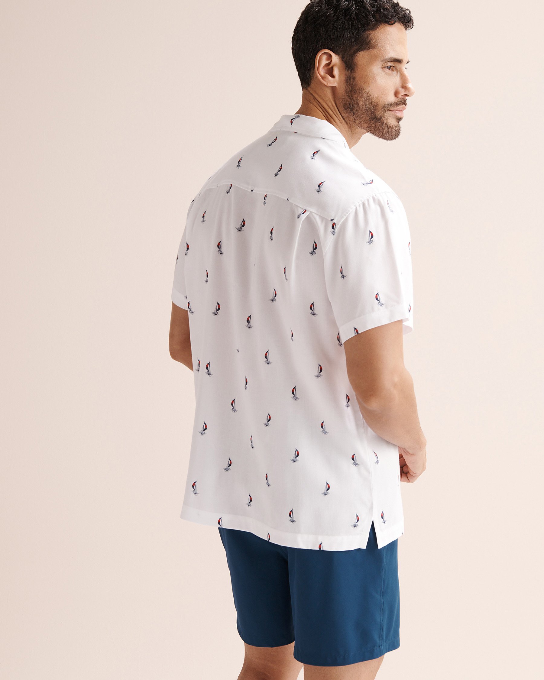 SHORELINE SEVEN Chemise à manches courtes Blanc 04100052 - View2