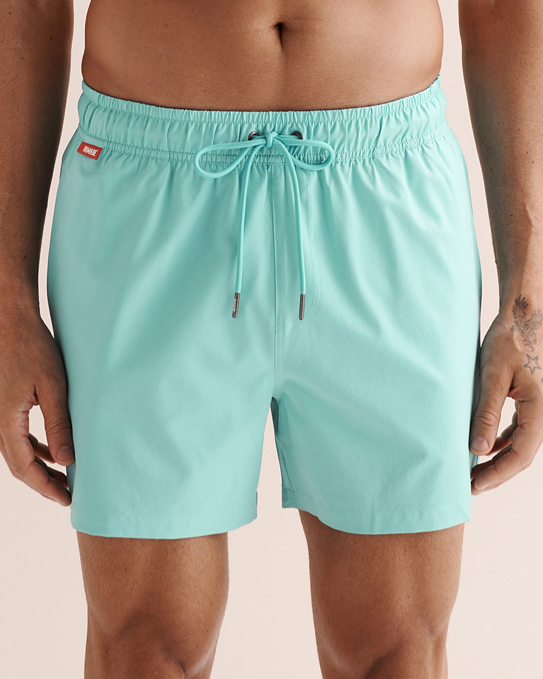 HAMABE Maillot volley avec doublure confort Bleu Curacao 03100071 - View1