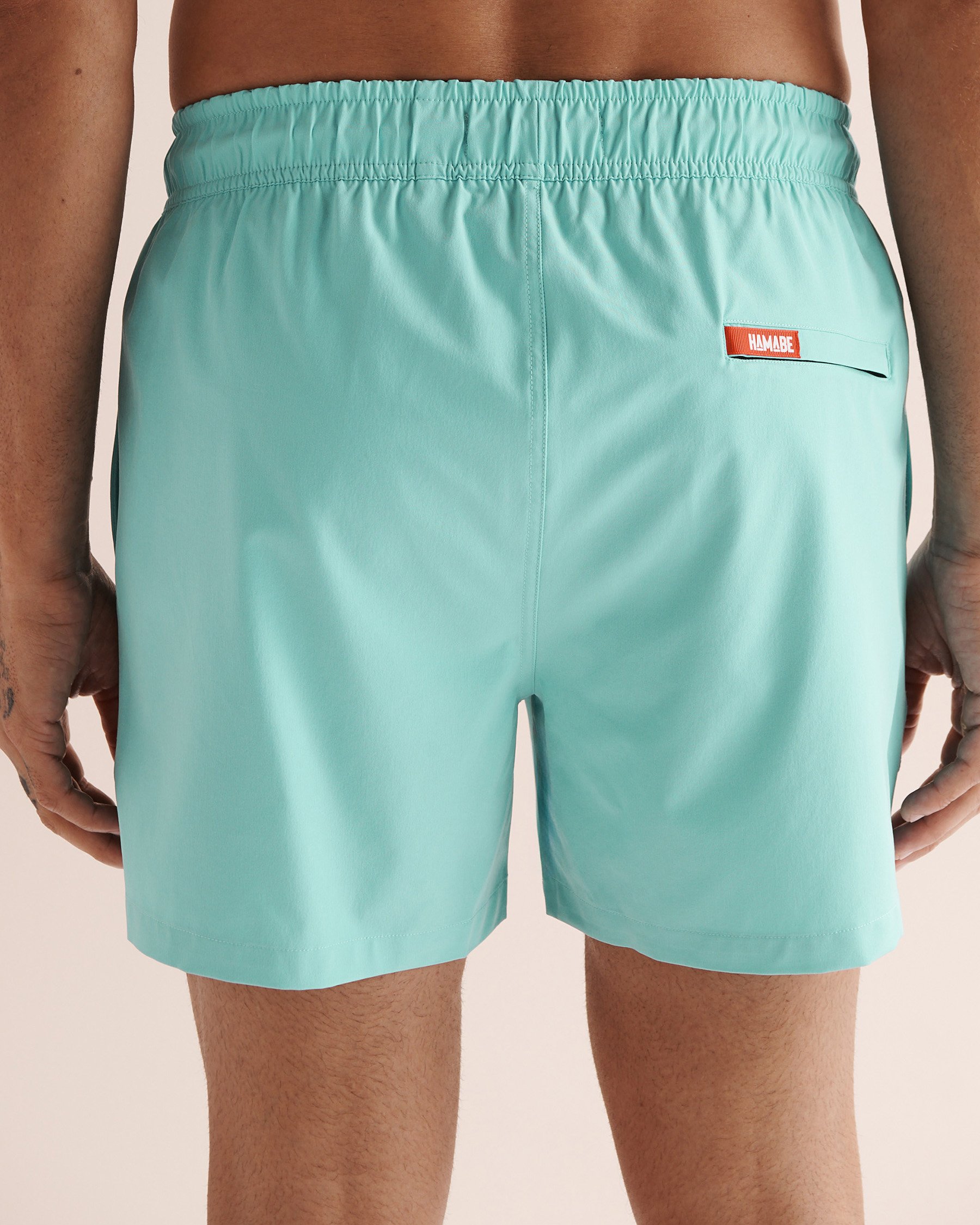 HAMABE Maillot volley avec doublure confort Bleu Curacao 03100071 - View2