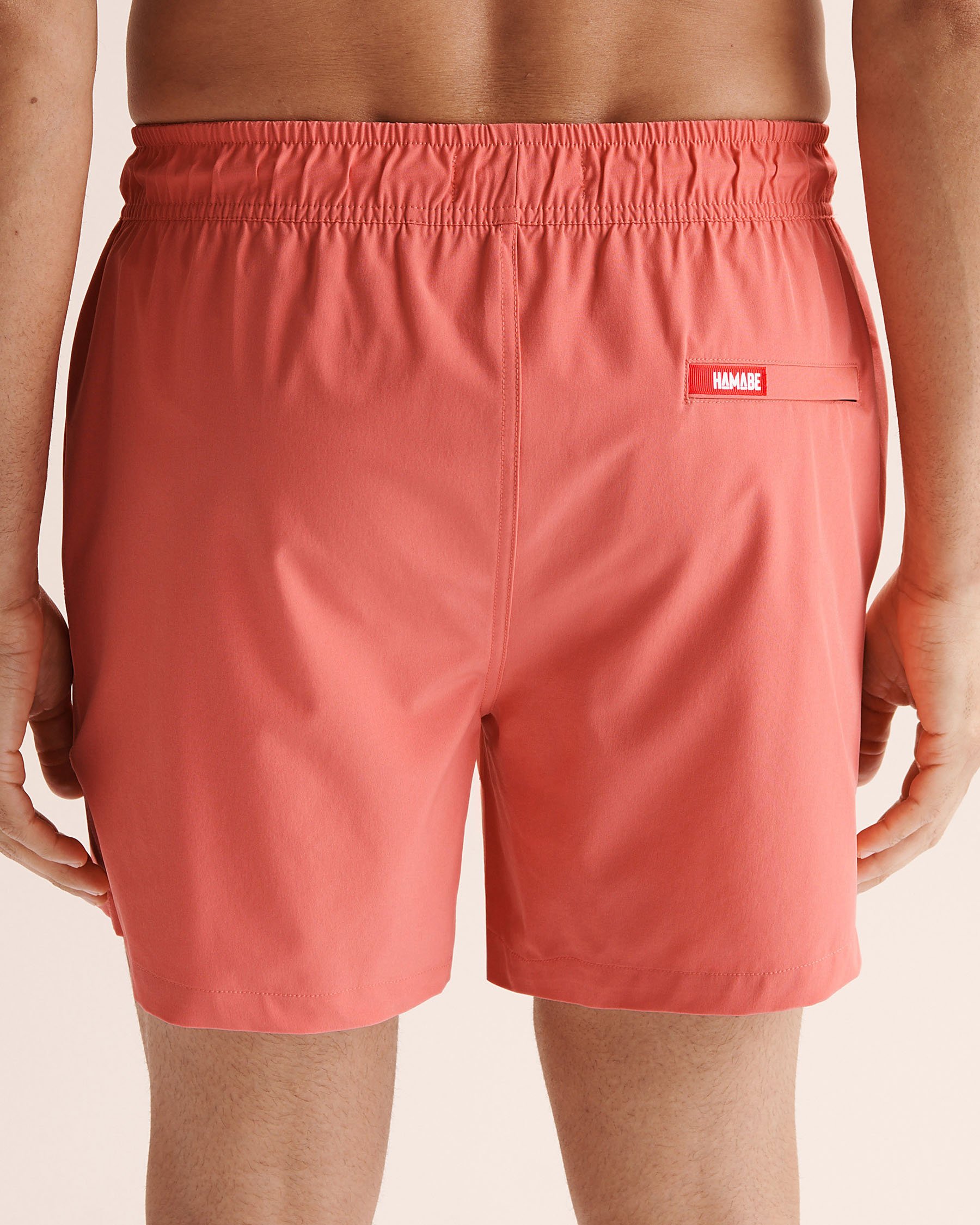 HAMABE Compression Liner Volley Swimsuit Coral Pink 03100070 - View2