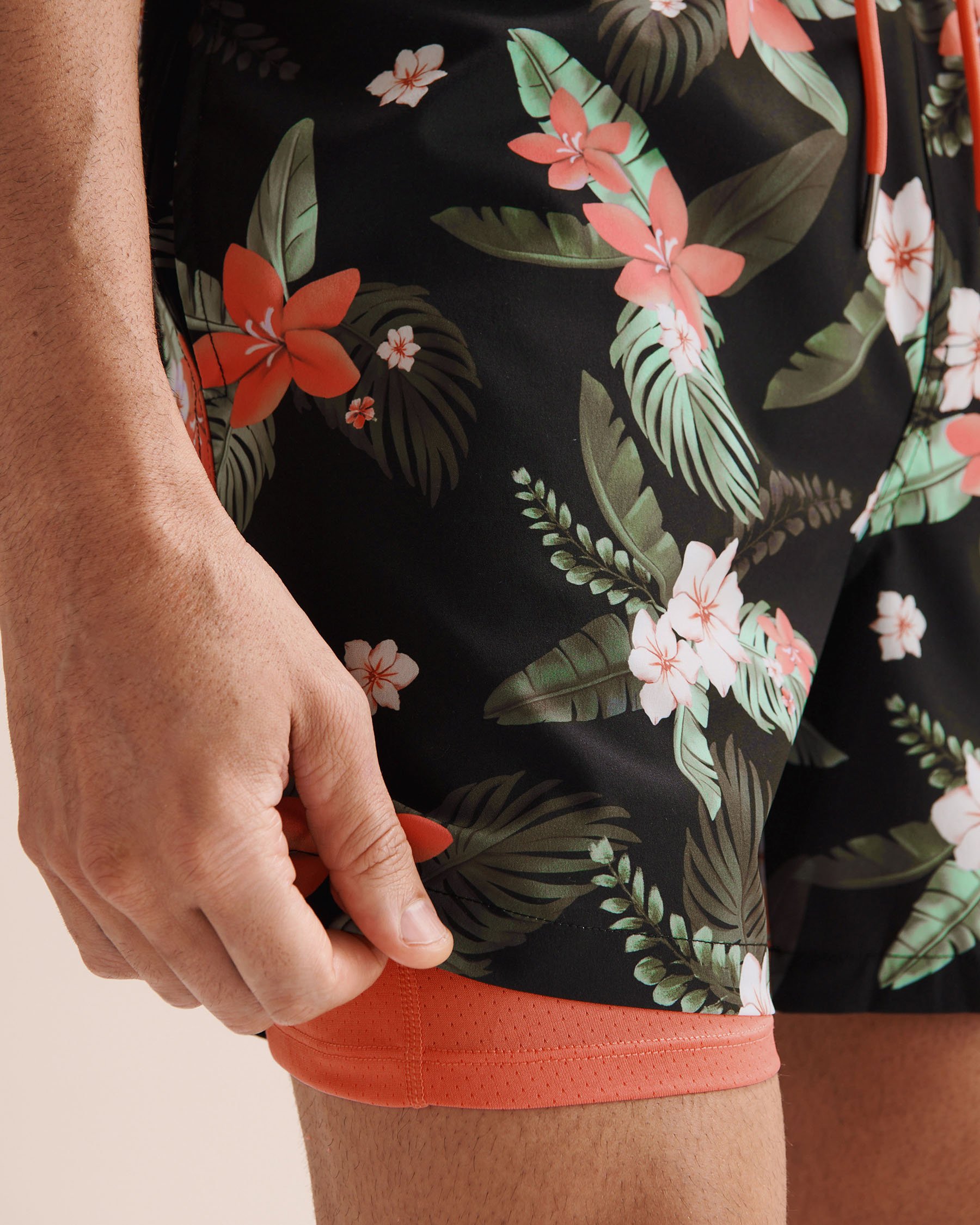 HAMABE Compression Liner Volley Swimsuit Black 03100070 - View5